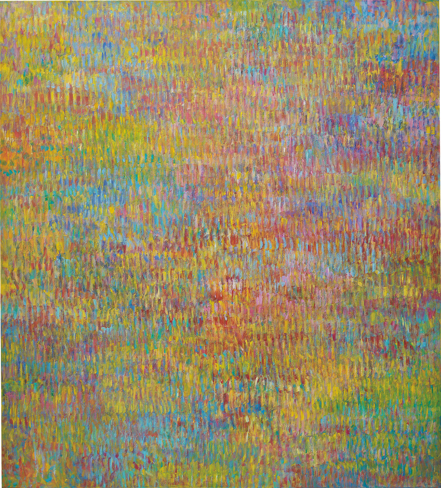 Kerstin Brätsch — Blacky Blocked Radiant Sunbathed Mylar from Glow Rod Tanning Series