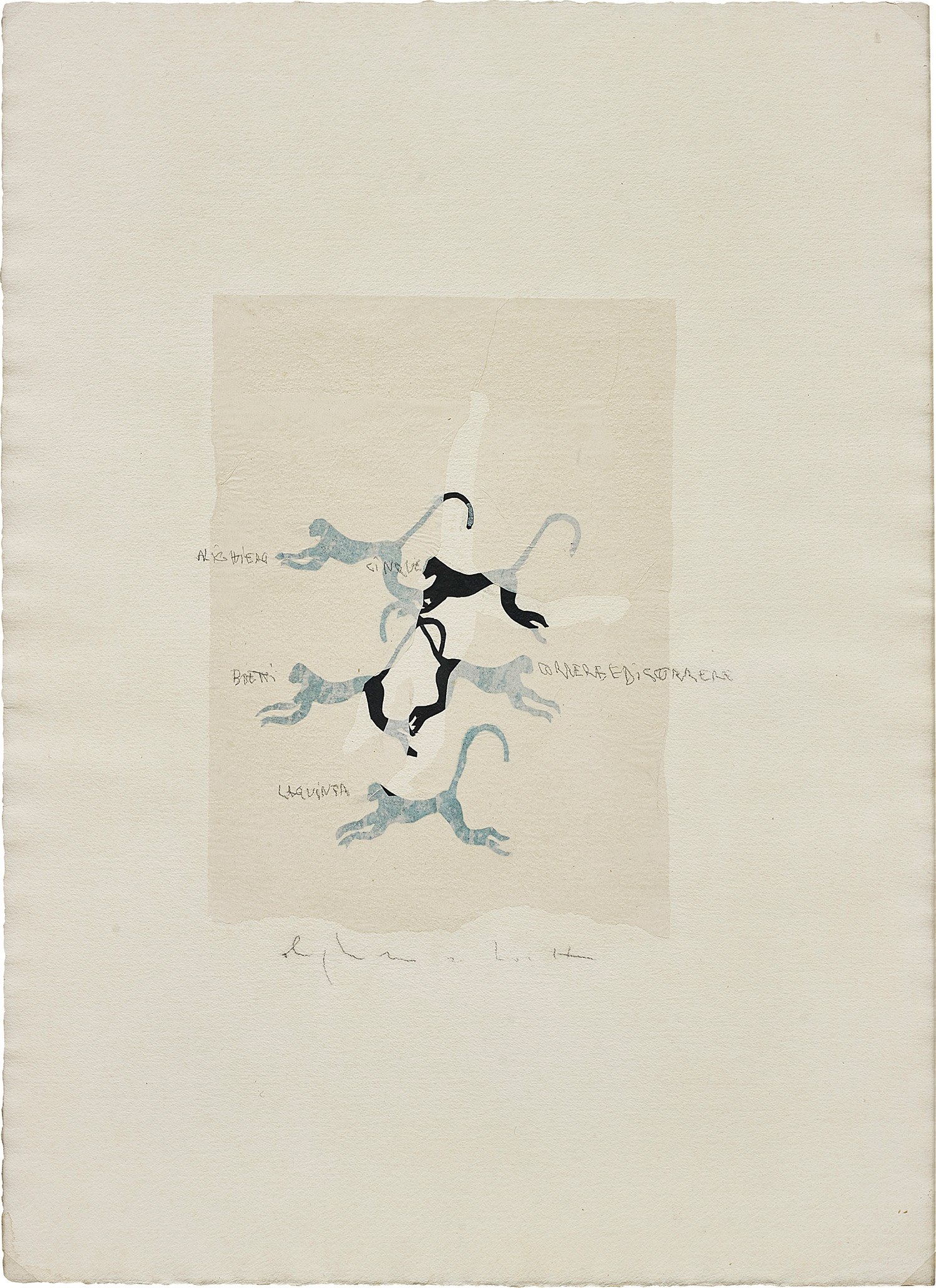 Mimmo Rotella — La Benedizione