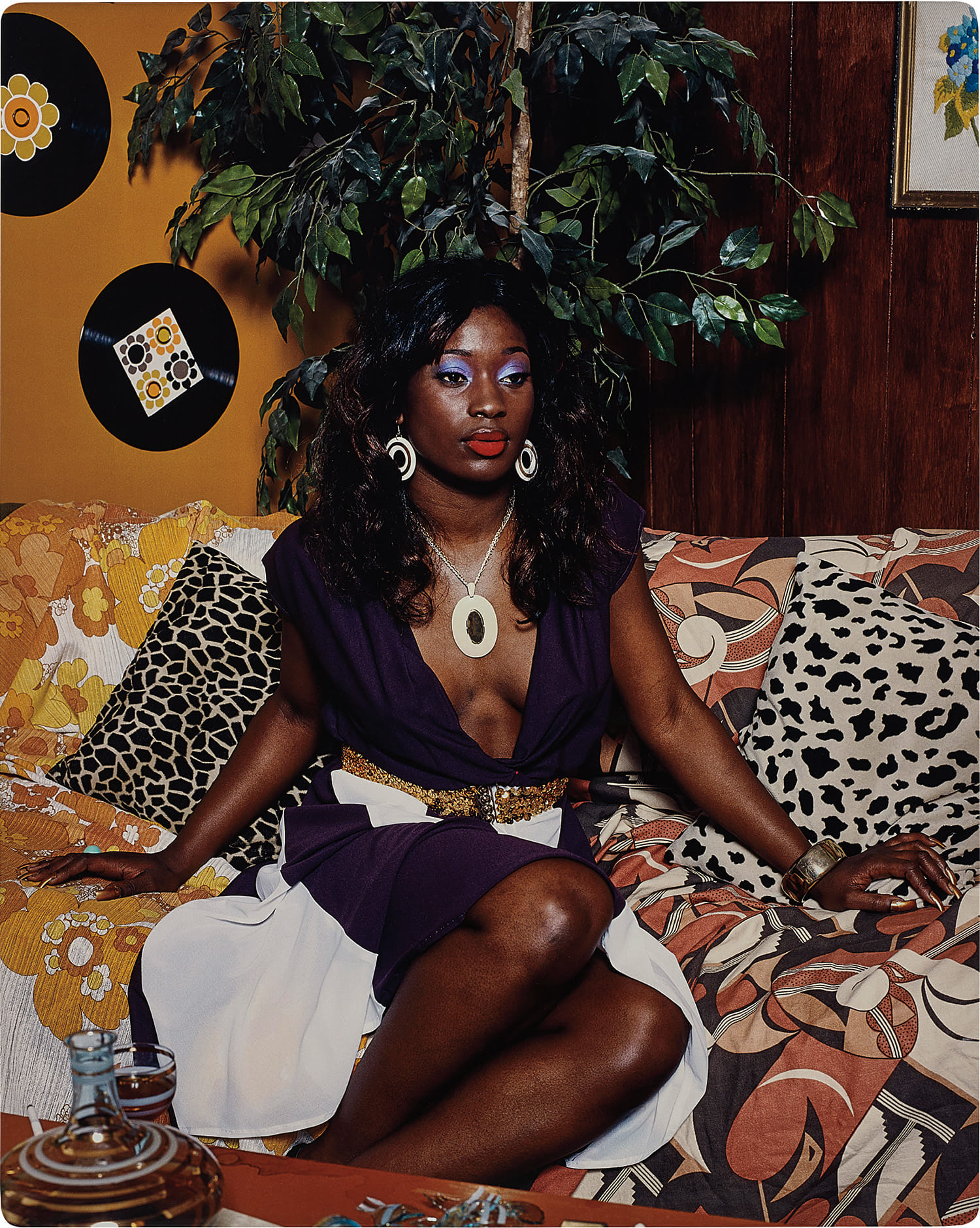 Albert Watson — Kate Moss in torn veil, Marrakech, for German Vogue