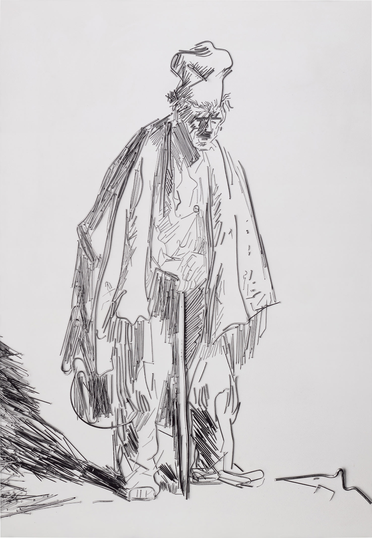 Vik Muniz — Beggars #1 (from Beggars after Rembrandt)