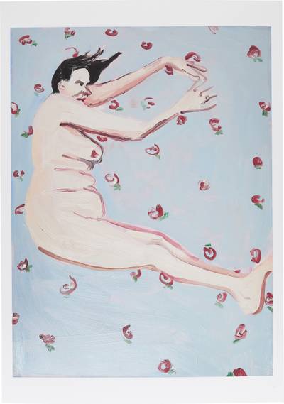 Self Portrait Naked as the Letter C