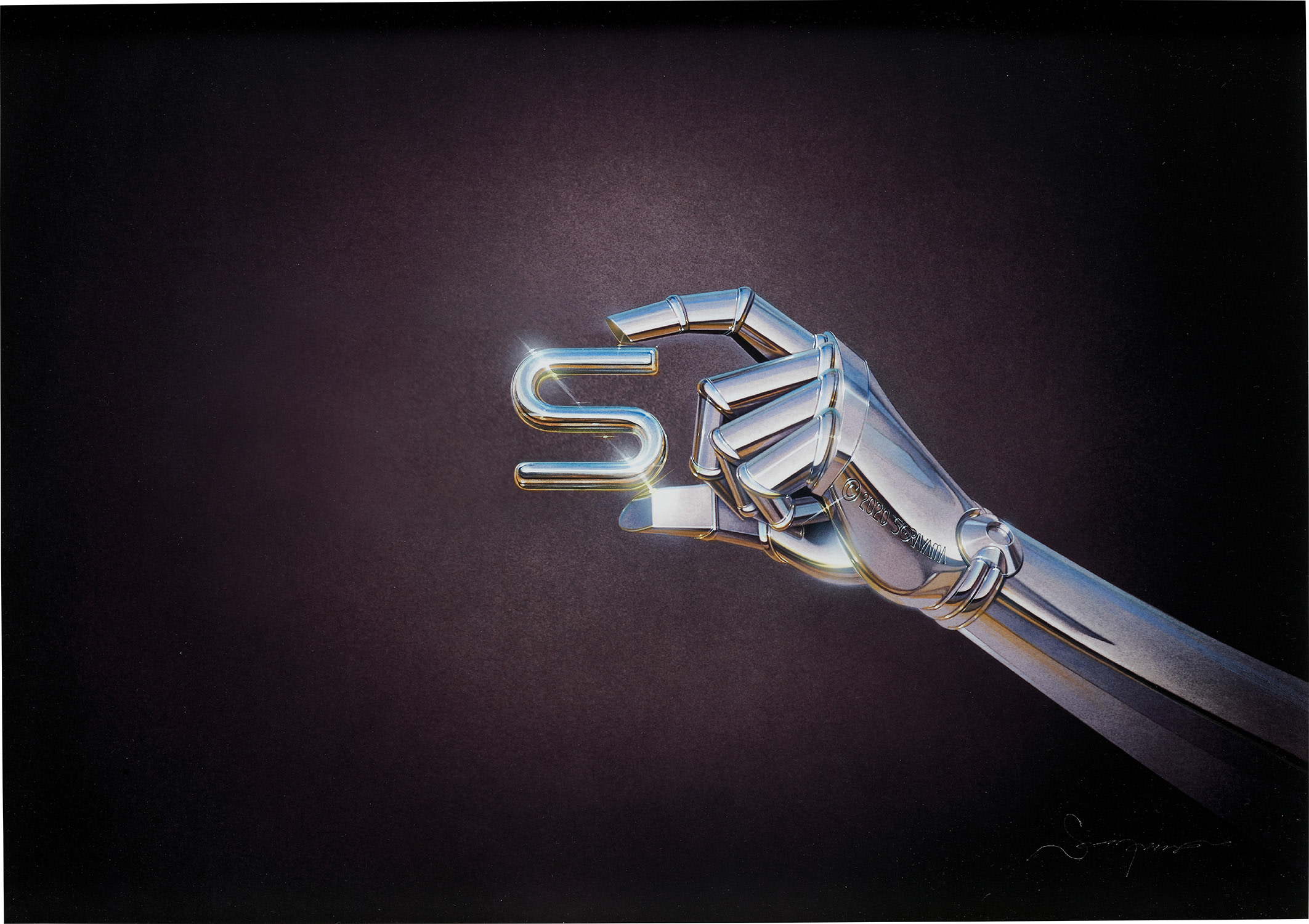 digital print on paper