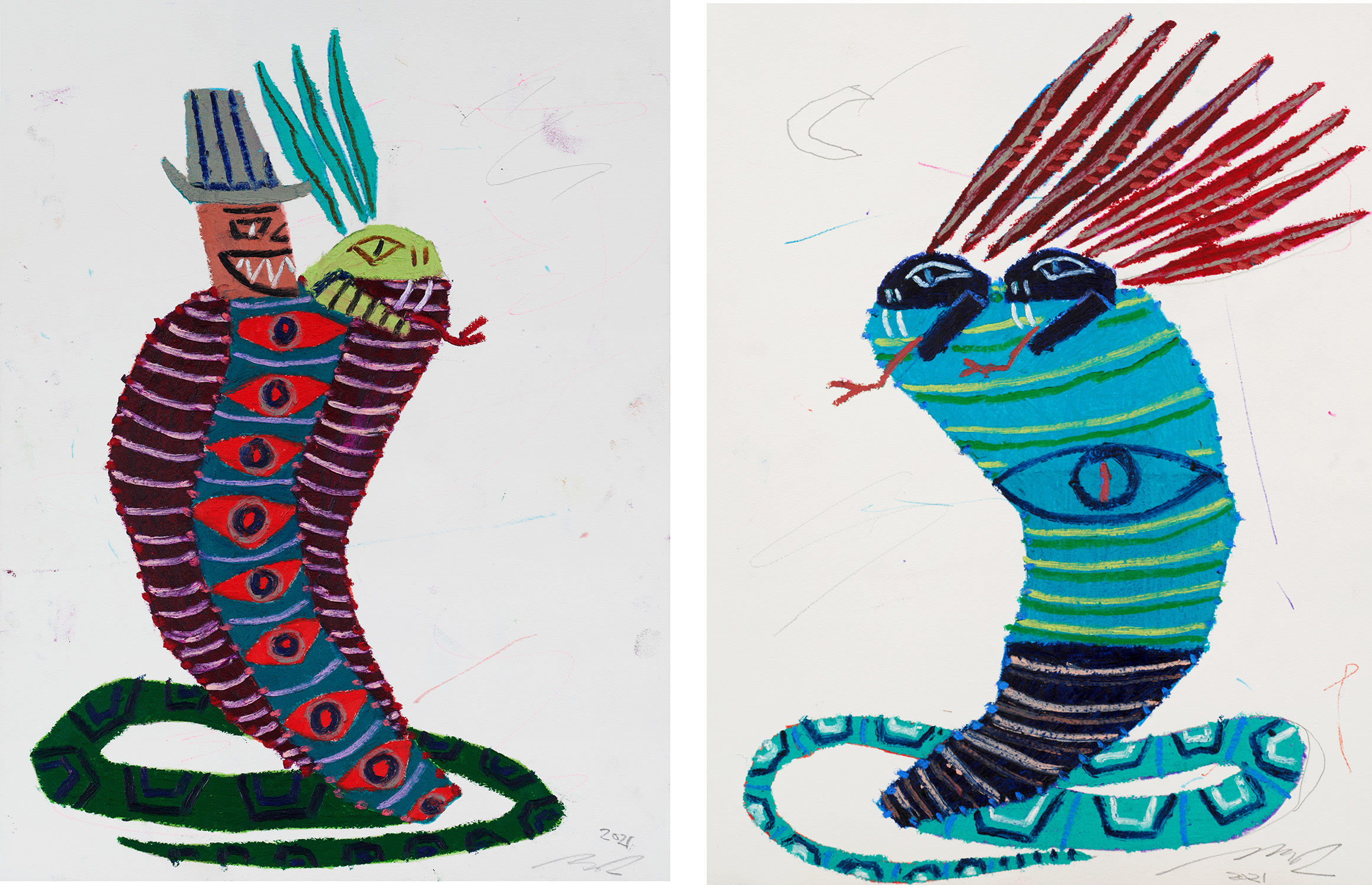 Jordy Kerwick — Two works: (i)