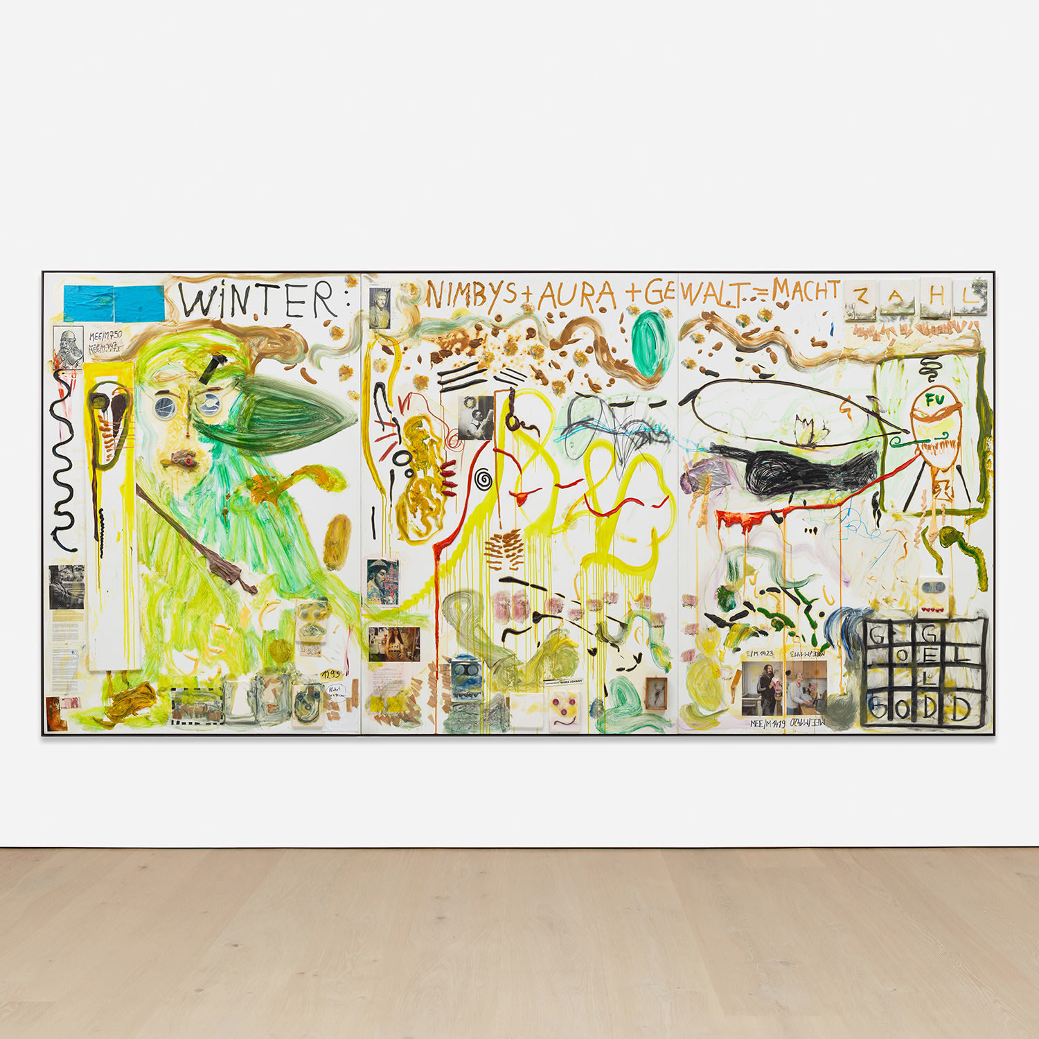 Jonathan Meese — IM WINTER KAM’S RAUS, ES WAR DER NiKOLAUS MIT MARZIPANSN (lock‘s im winter)