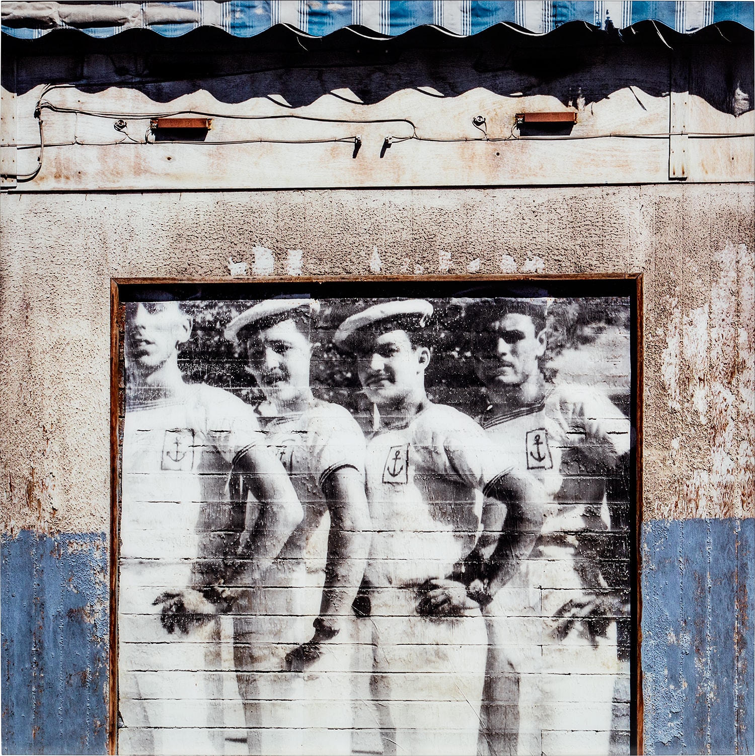 JR — Unframed, base Aéronavale revue par JR, Saint Raphaël, 1961, Marseille, France