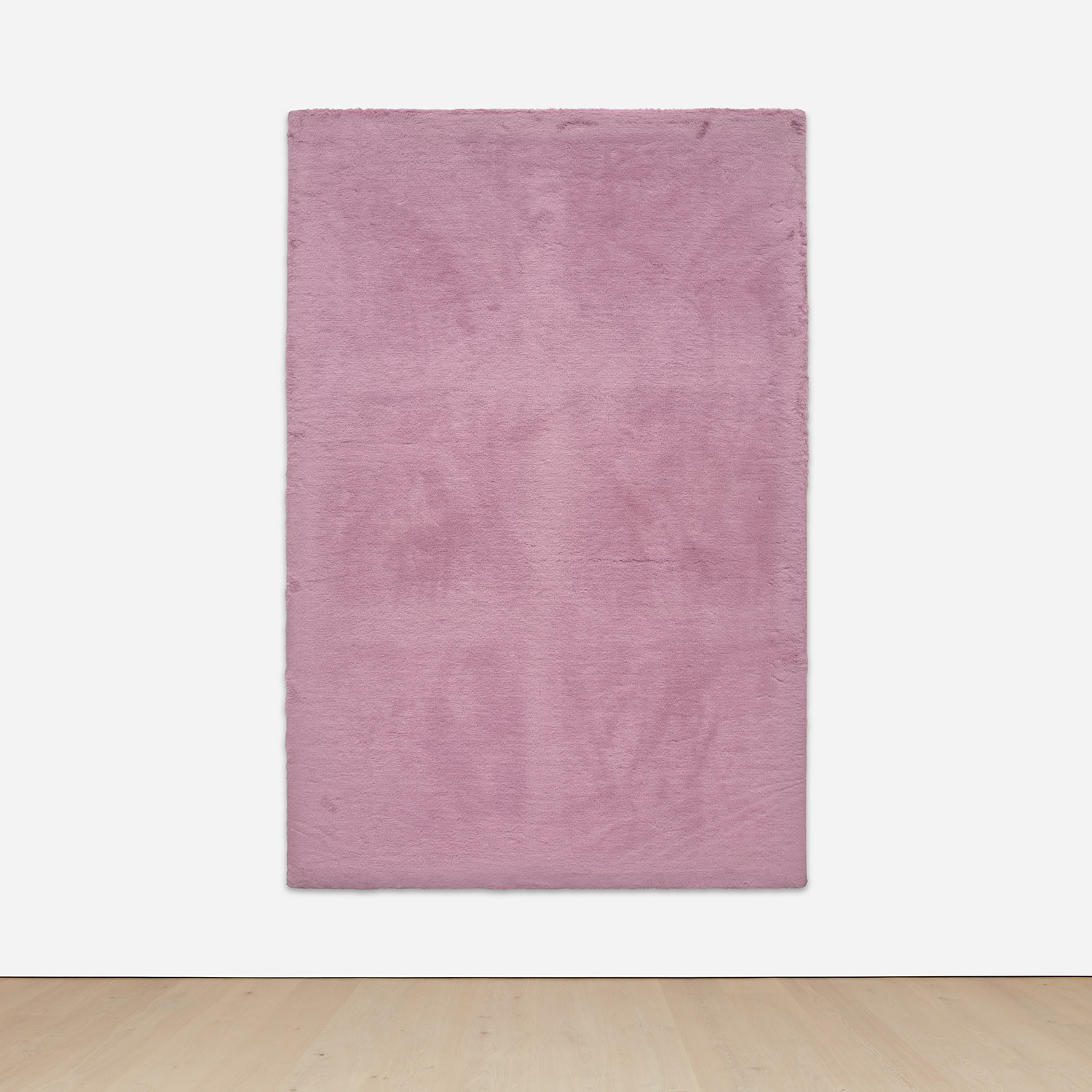 Sylvie Fleury — synthetic fur on stretcher