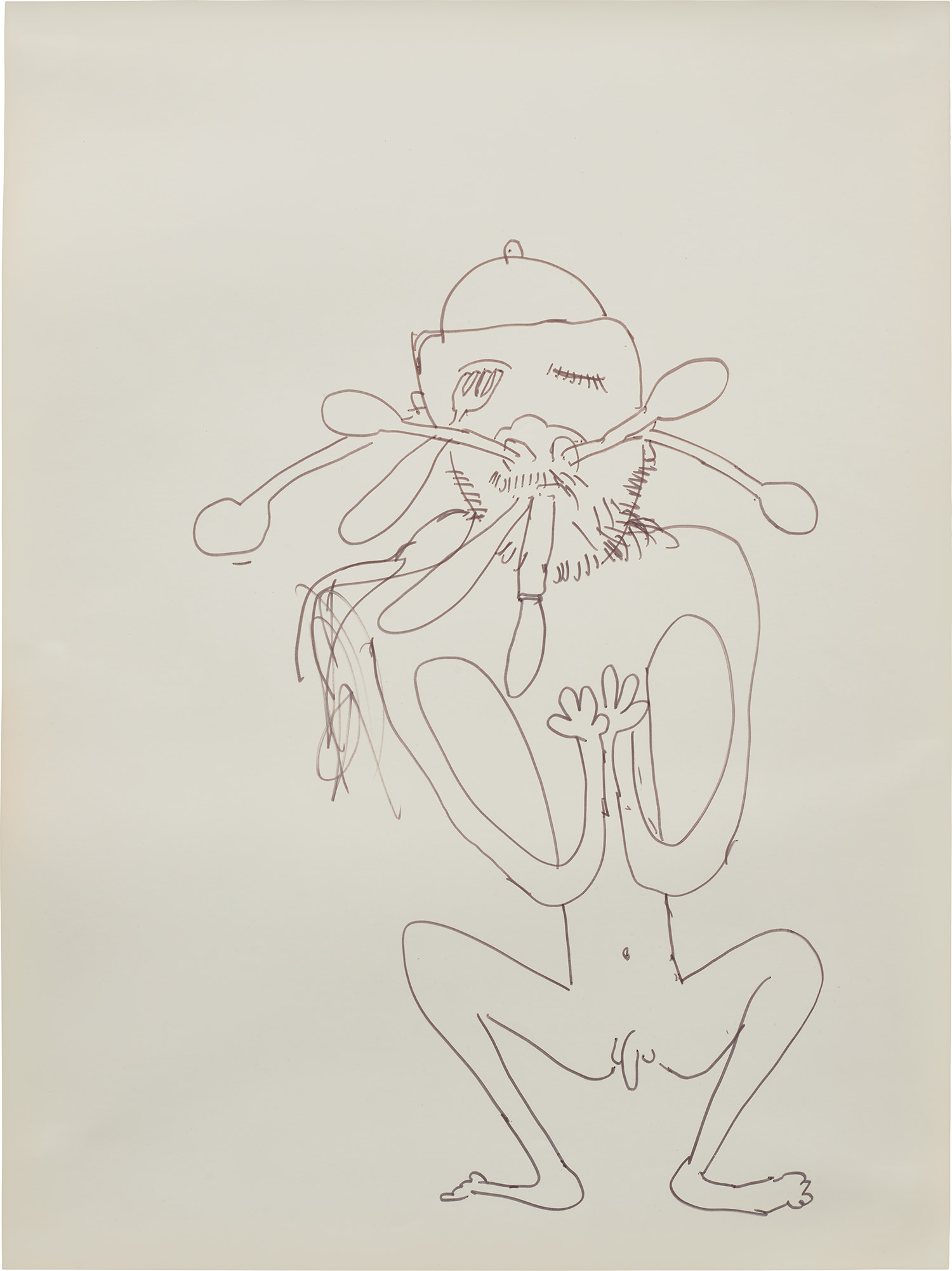 Paul McCarthy — felt-tip pen on paper