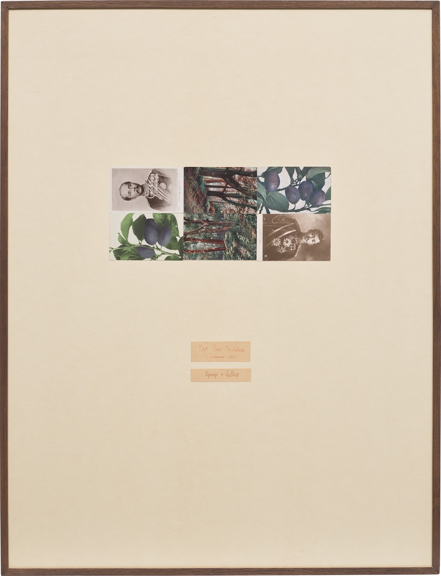 Gilbert — Plums (post Card Sculpture)