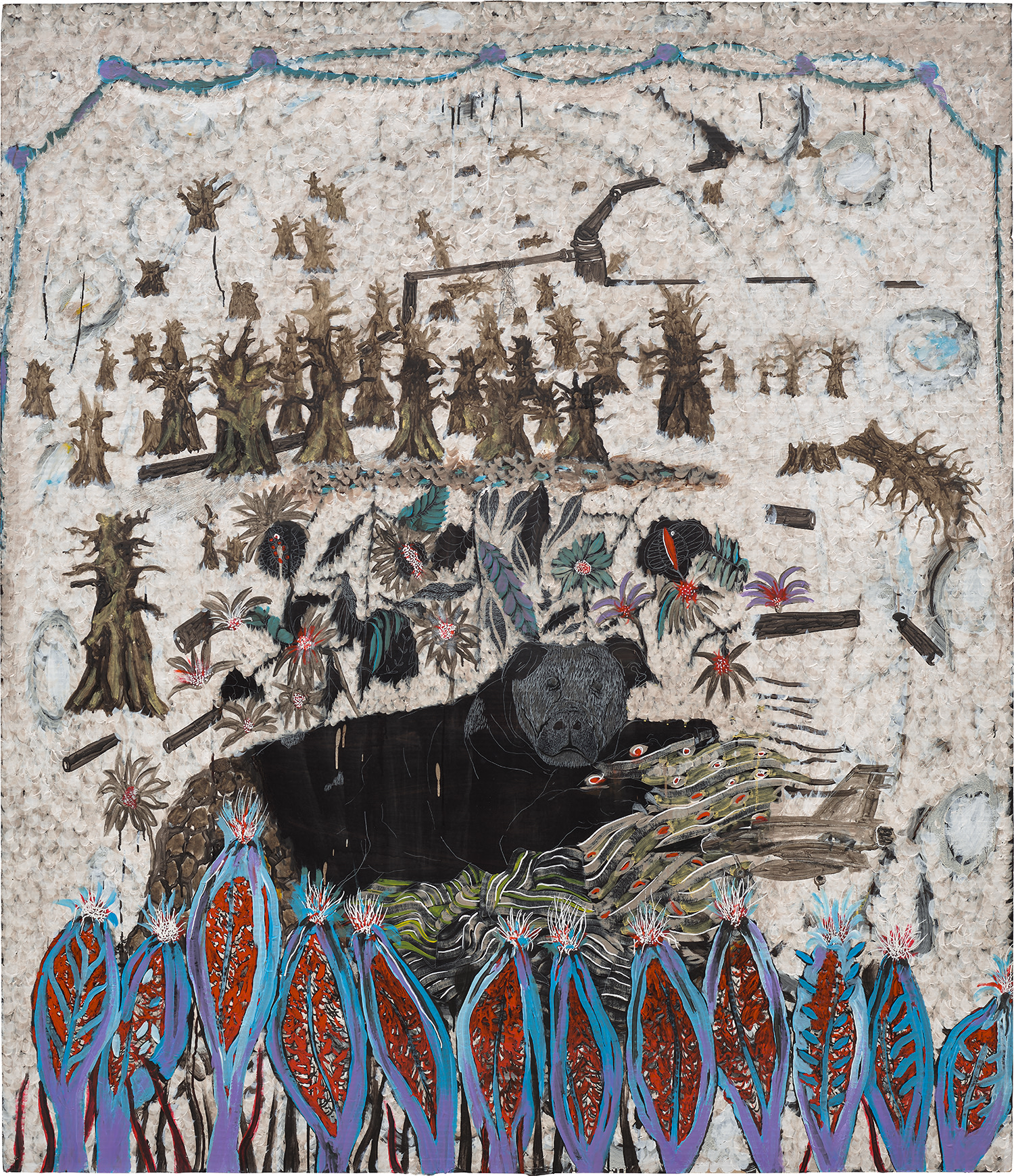 Omar Ba — Chien, herbe, petrôle ou fruit