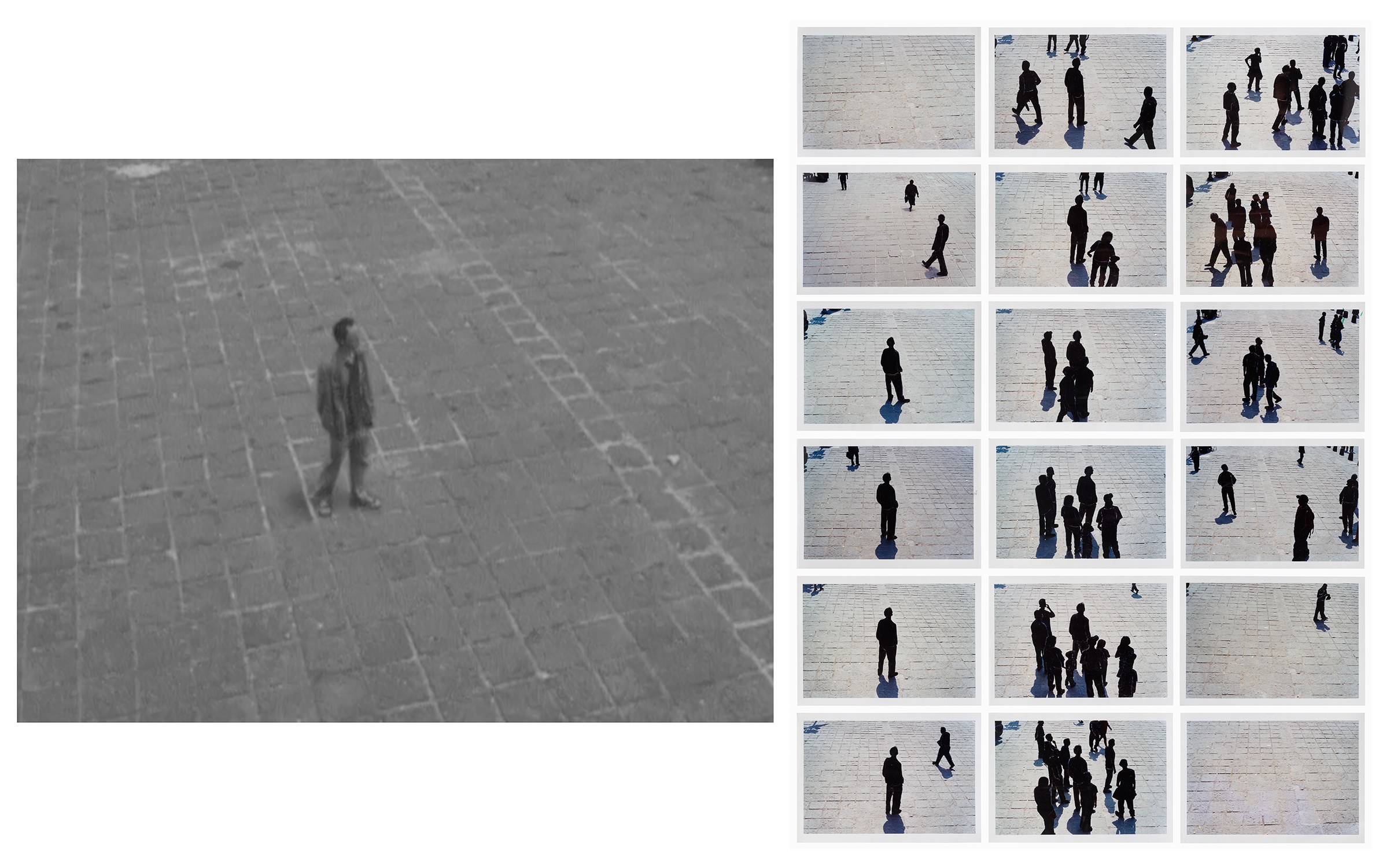 Francis Alÿs — Looking Up (Plaza de Santo Domingo, Mexico D.F., Agosto 18, 2001)