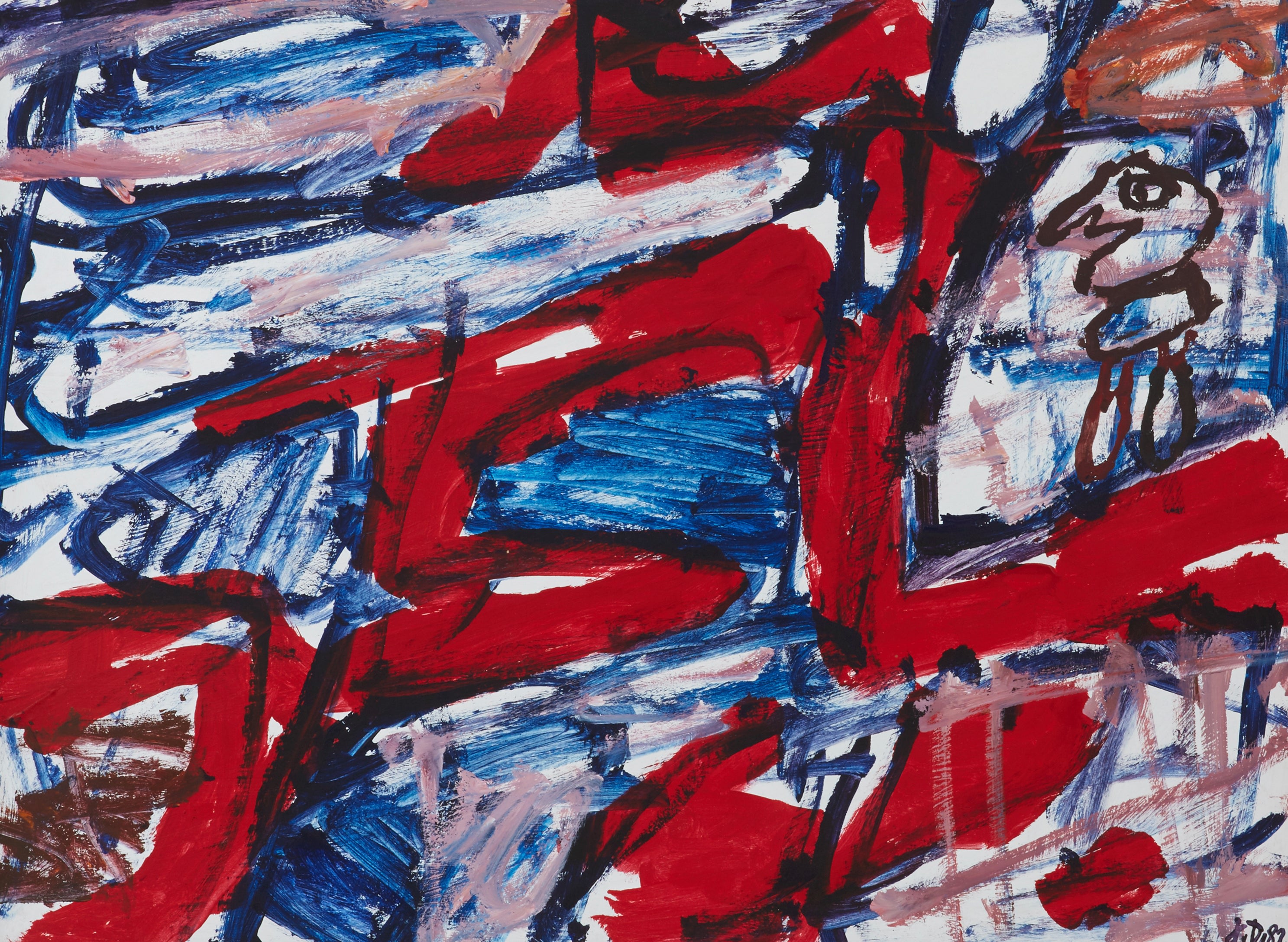 Jean Dubuffet — Site avec un personnage