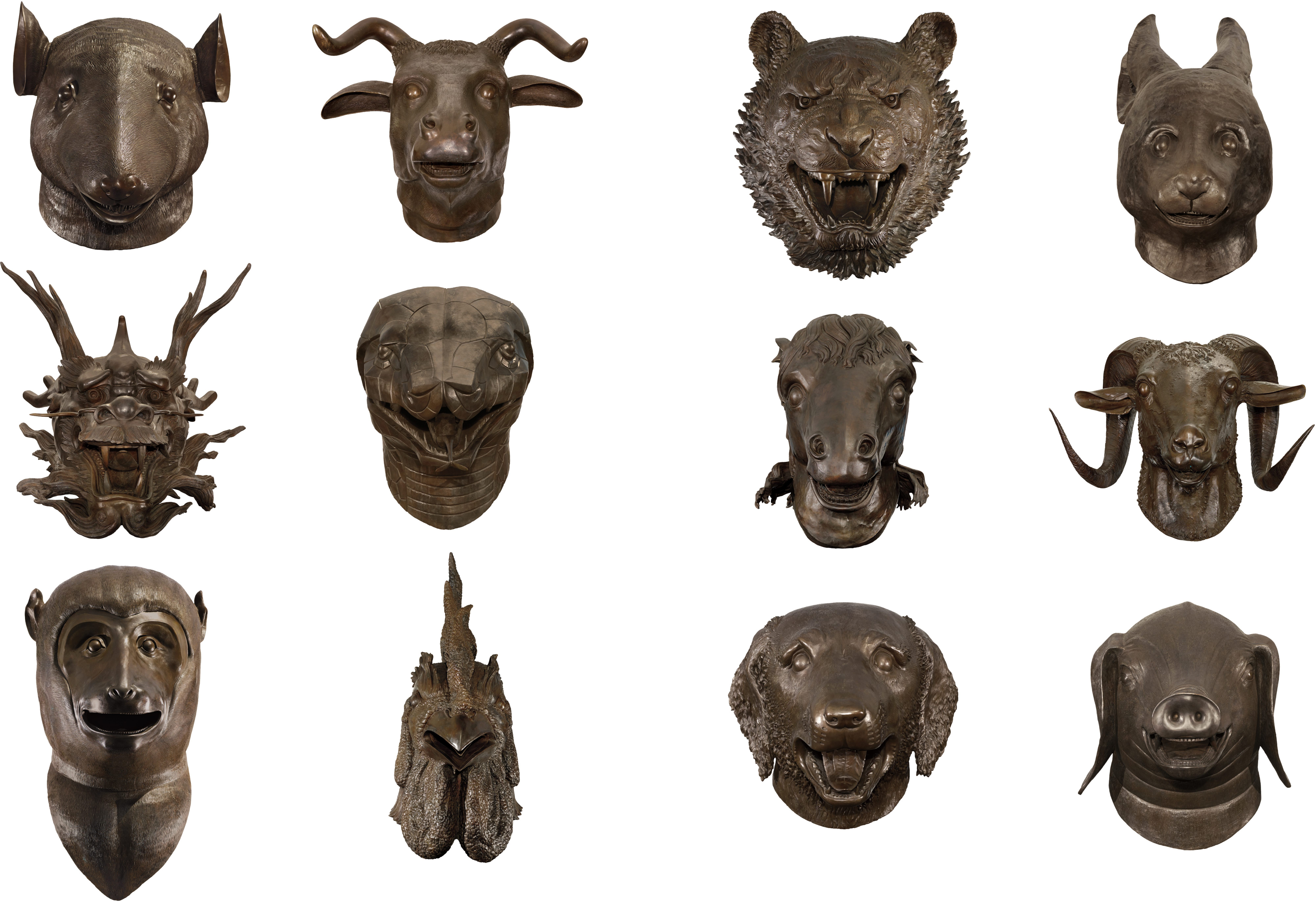 Ai Weiwei — Circle of Animals / Zodiac Heads