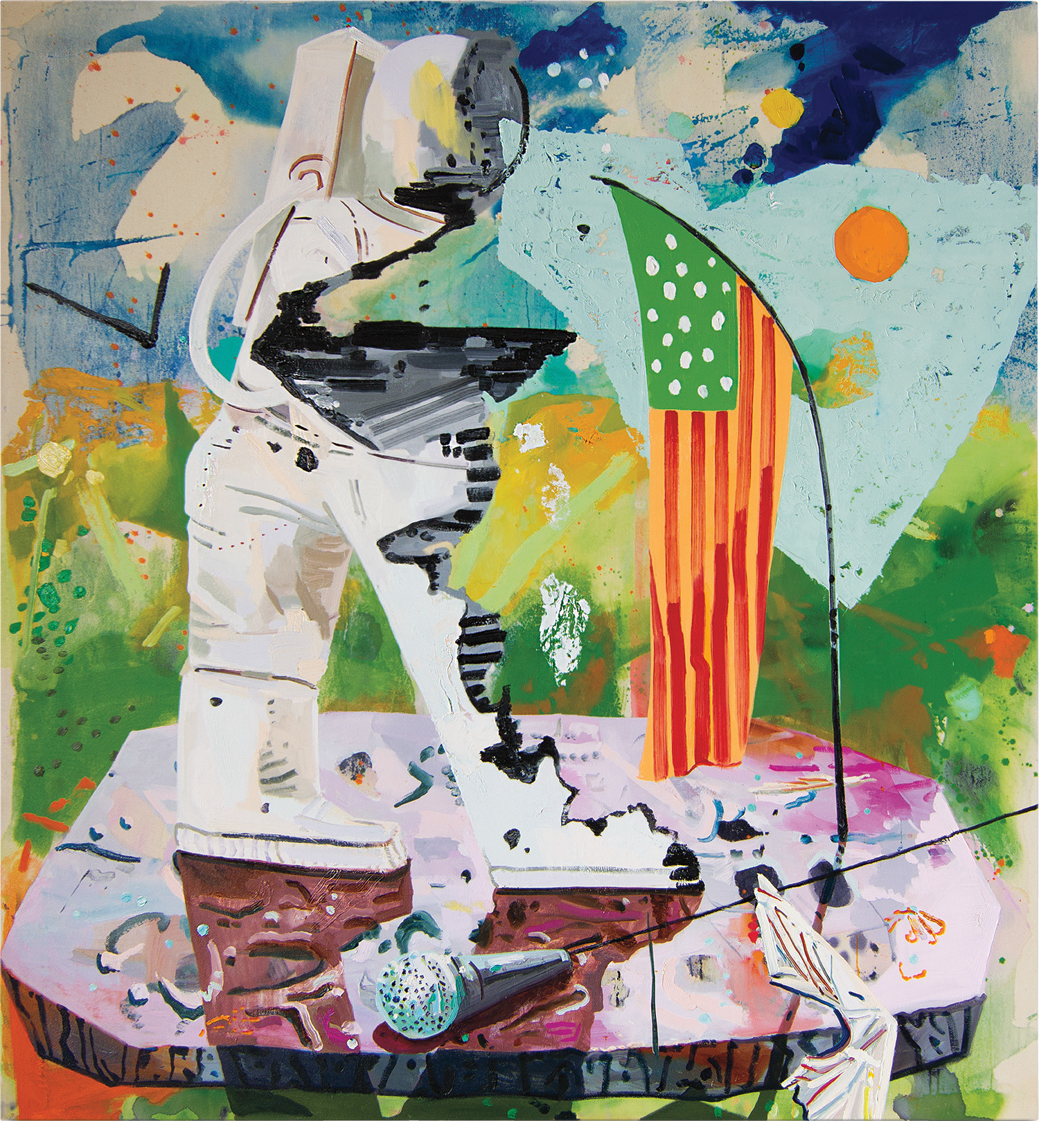 Dana Schutz — Moonwalker