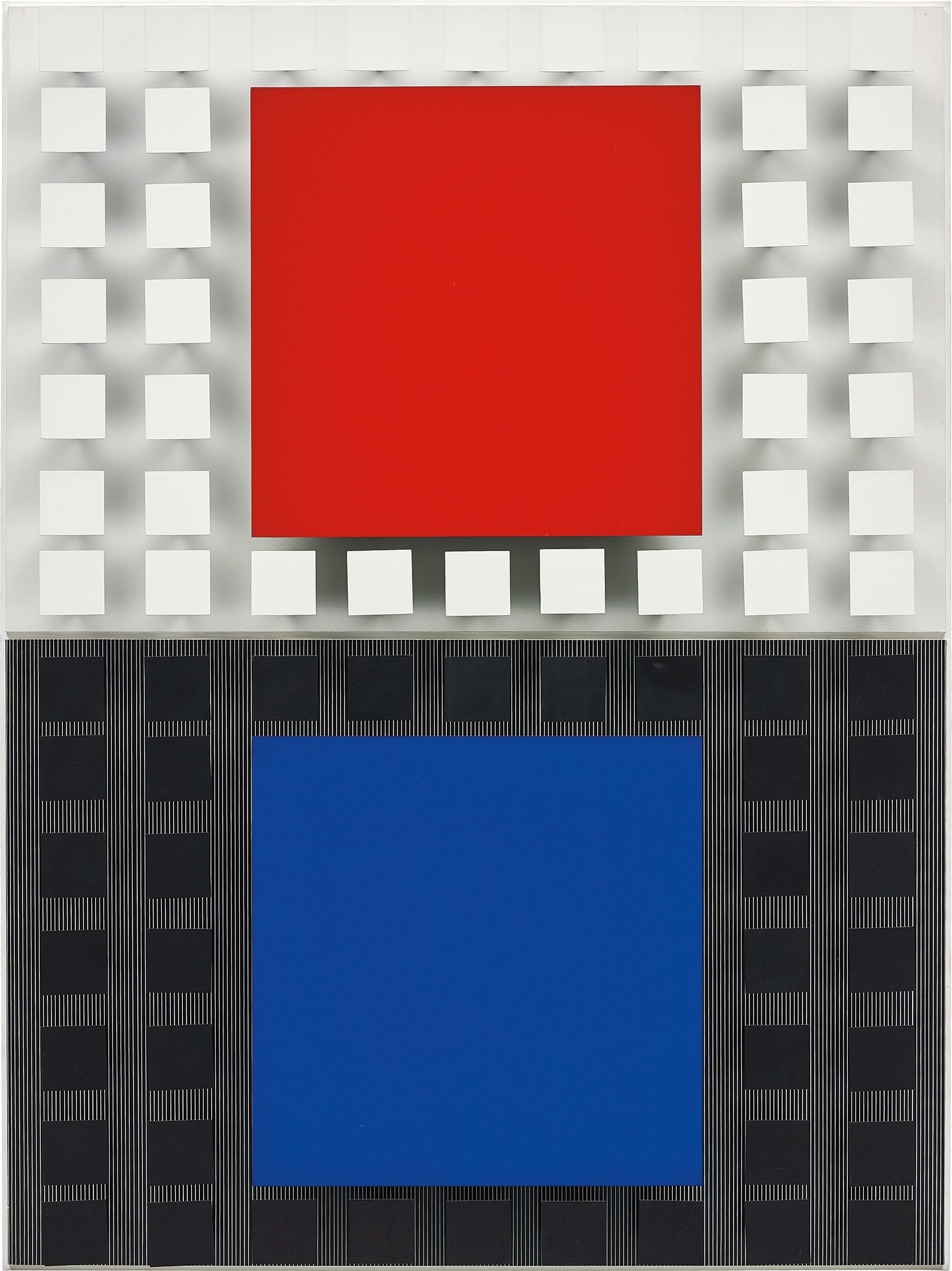 Jesús Rafael Soto — Azul con Rojo