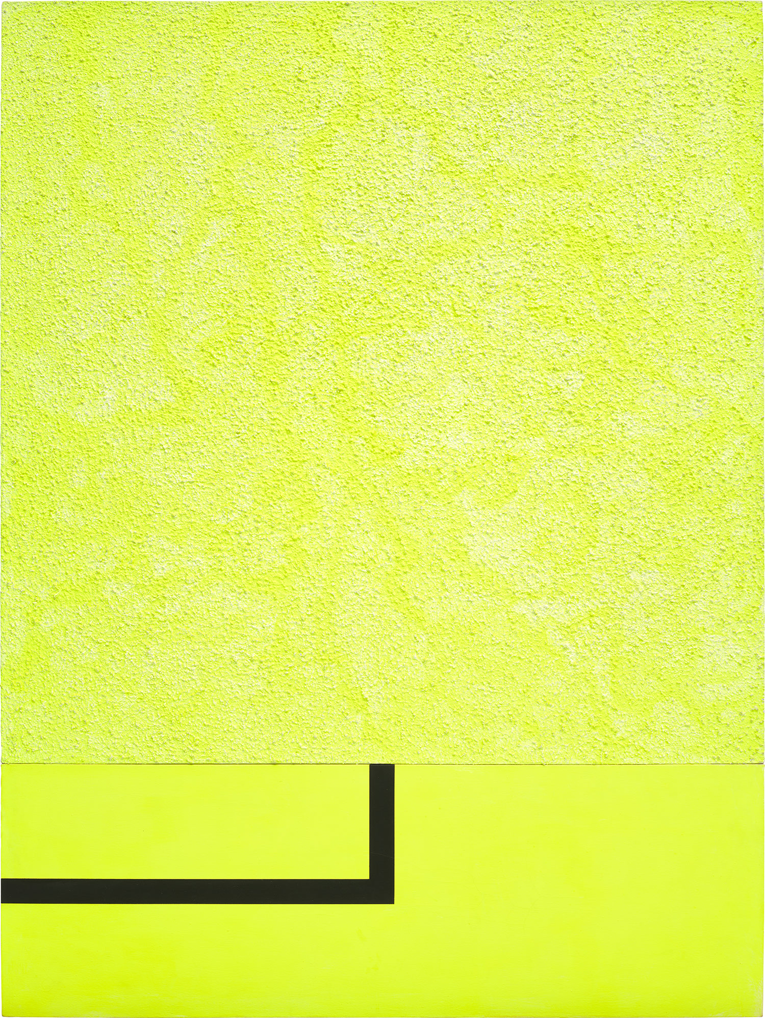 Peter Halley — Yellow Cell With Conduit