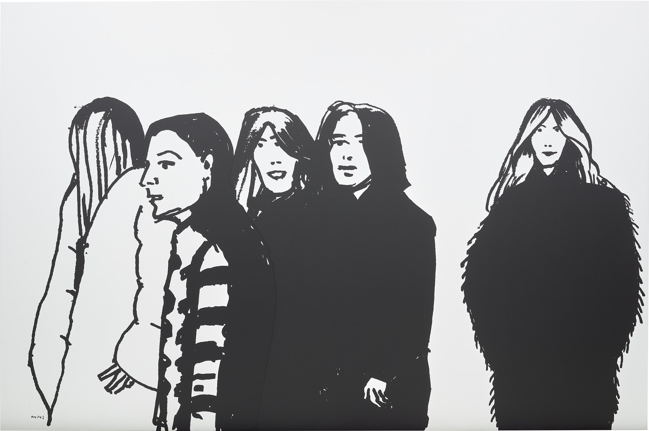 Alex Katz — Shopping Crowd 1