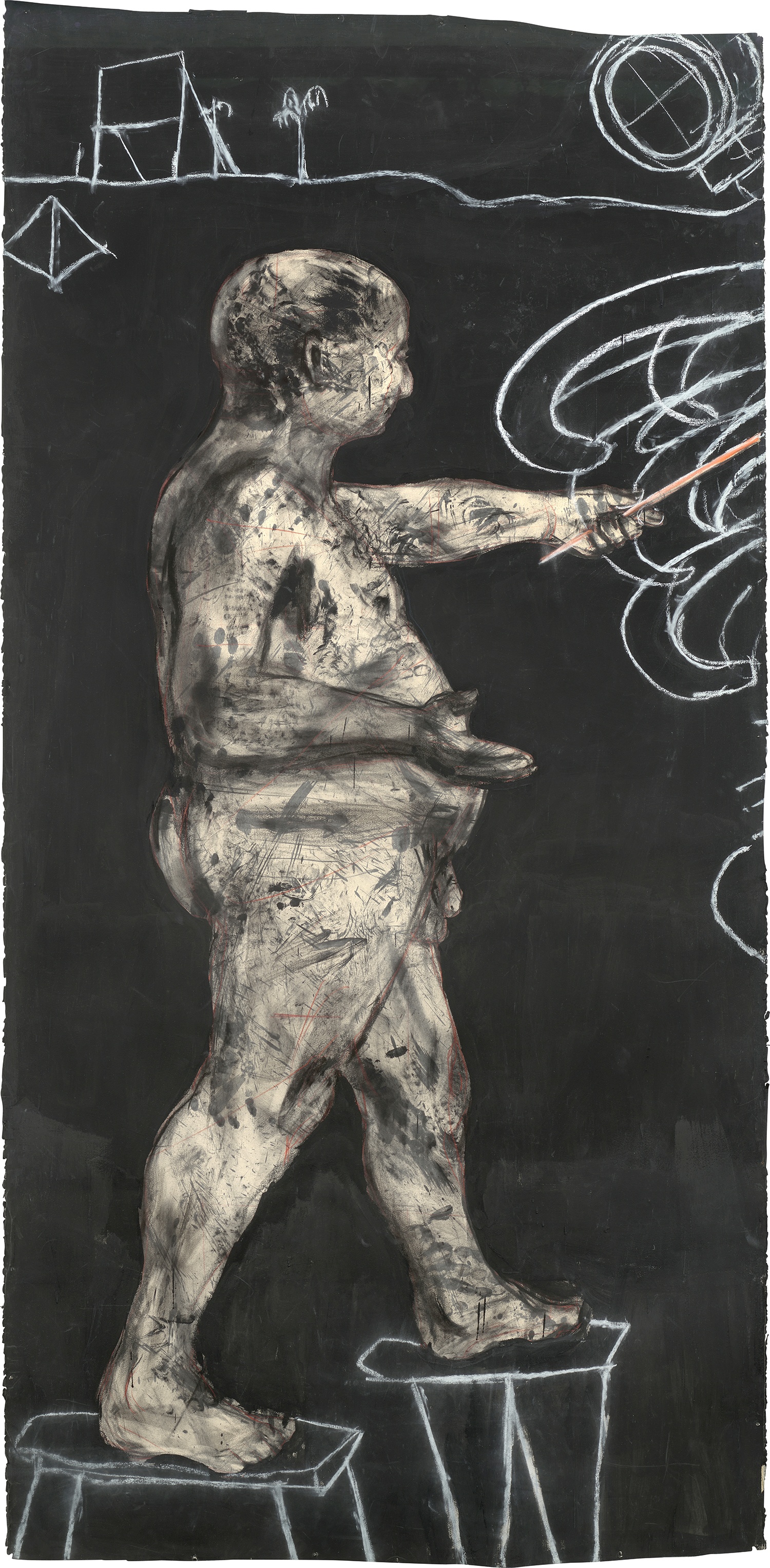William Kentridge — Ubu drawing (Drawing Man)