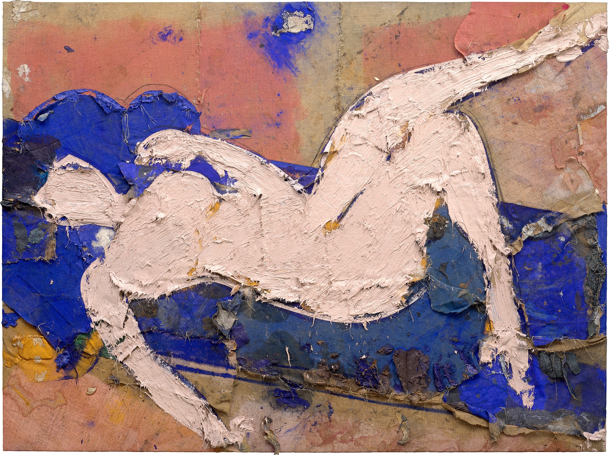 Desnudo sobre fonda rosa