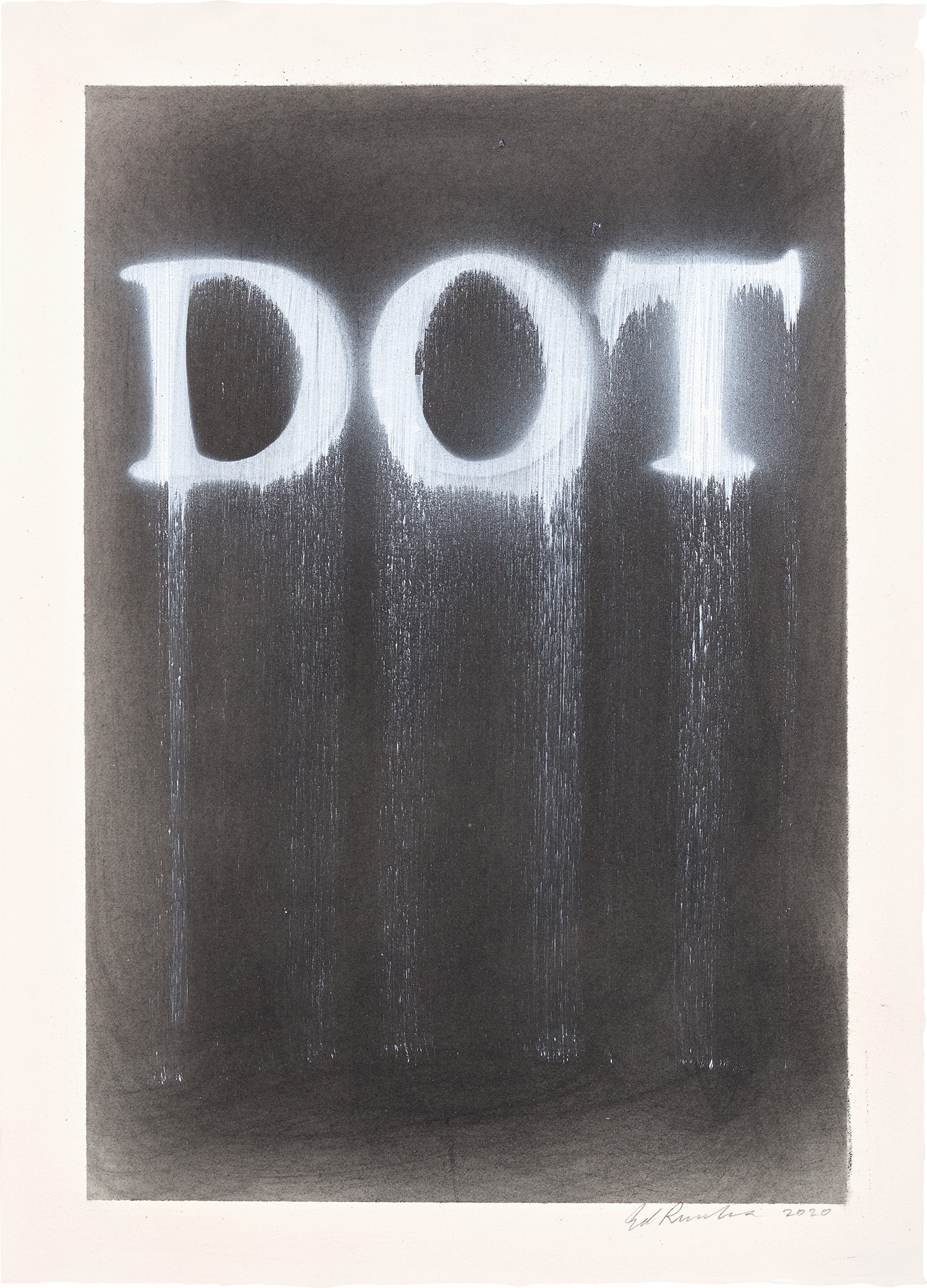Ed Ruscha — Dot (#4)