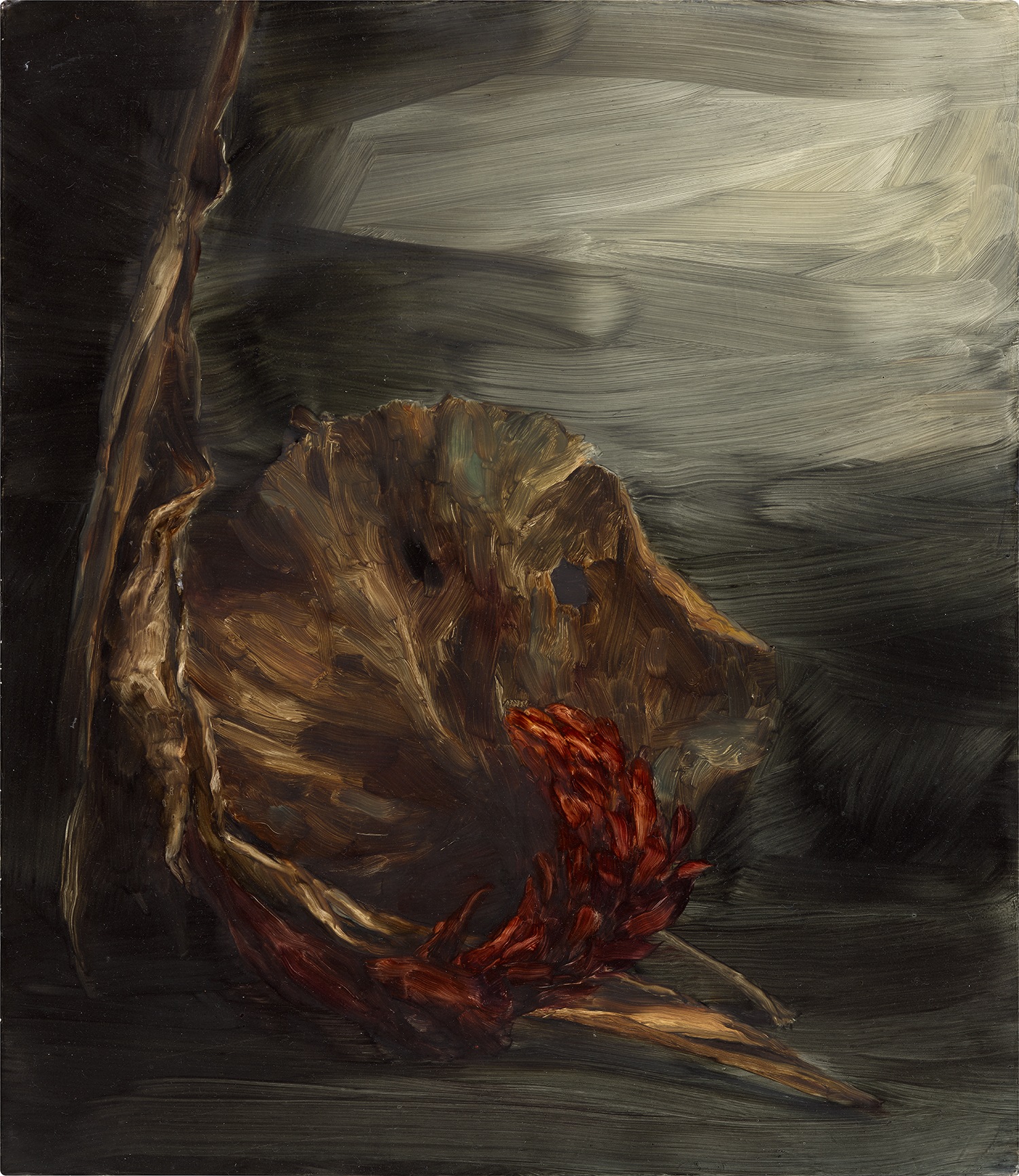 Ginger Flower with Leaf