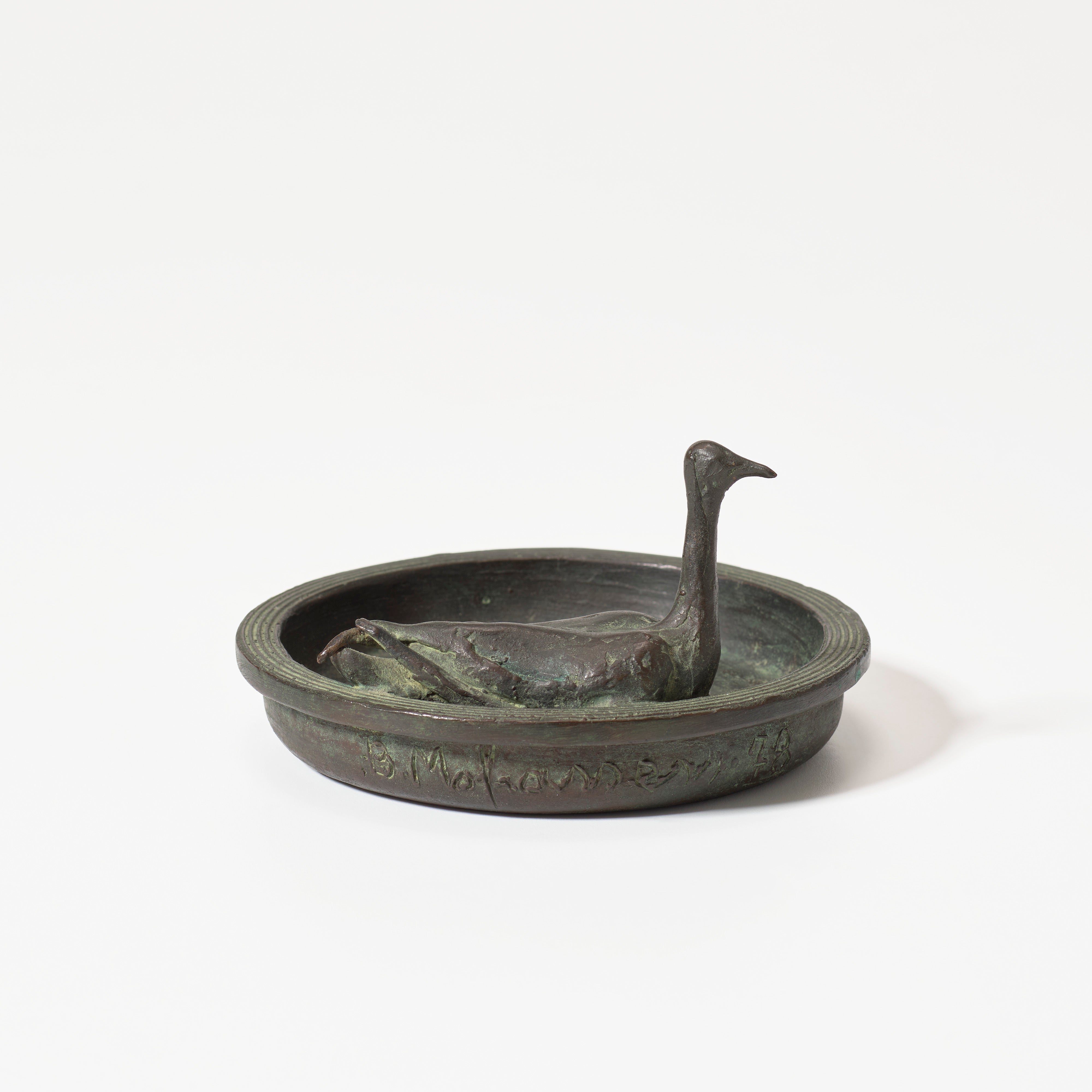 incised with the artist's signature and date 'B Mohasses 78' lower edge