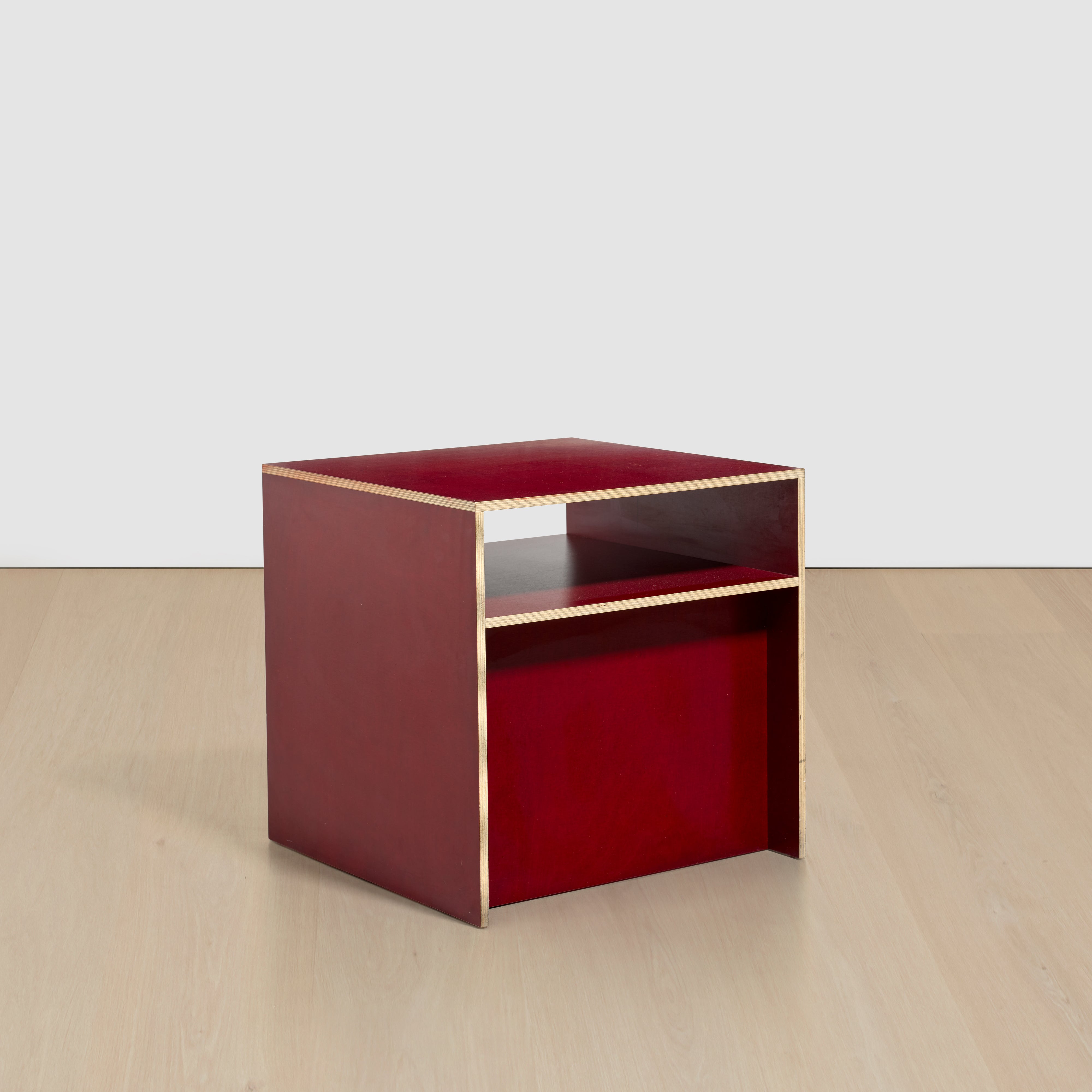 Donald Judd — Shelf Plywood Stool no. 95-3