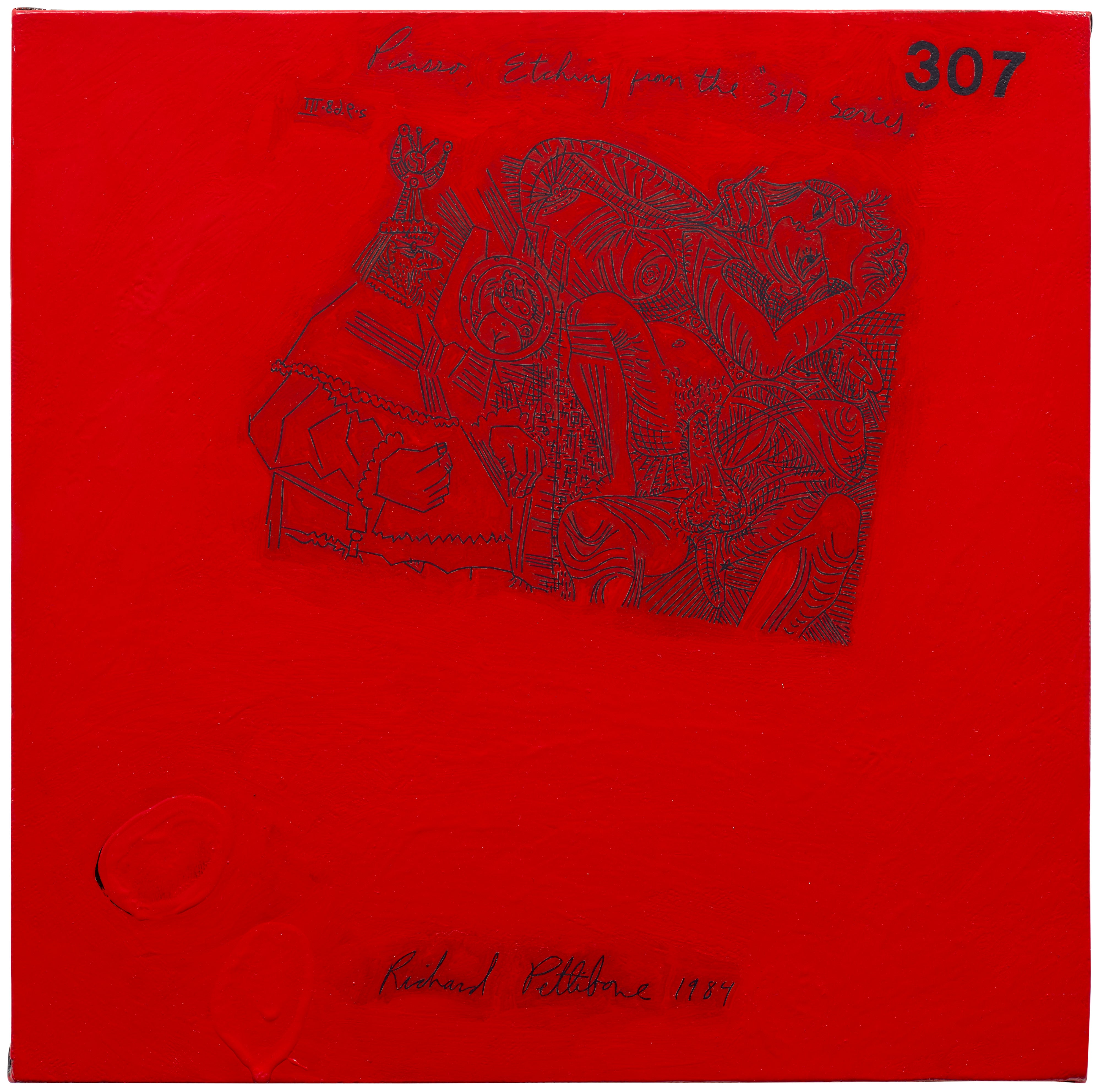 Richard Pettibone — Pablo Picasso Etching from the 347 Series