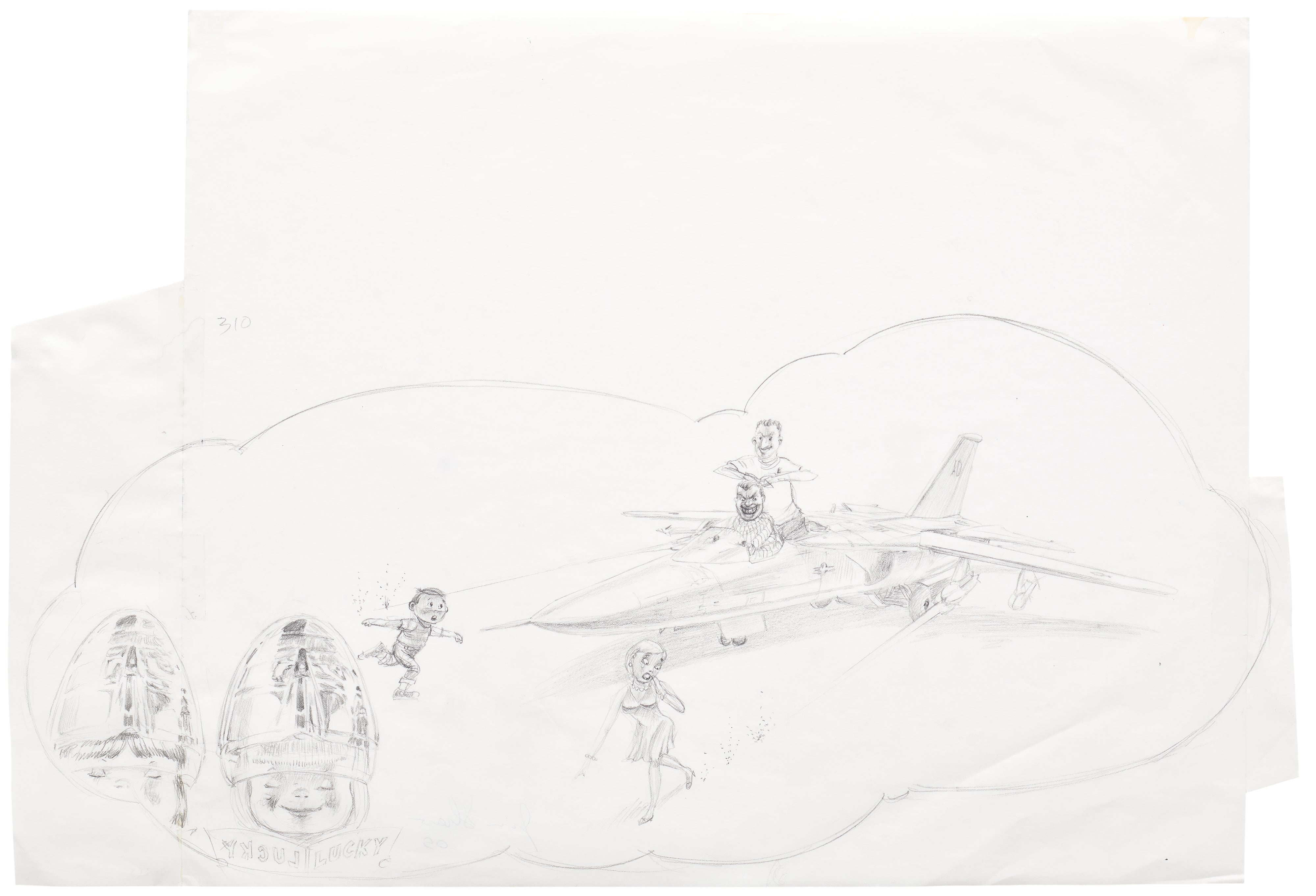 Jim Shaw — Untitled Study for Women in the Wilderness