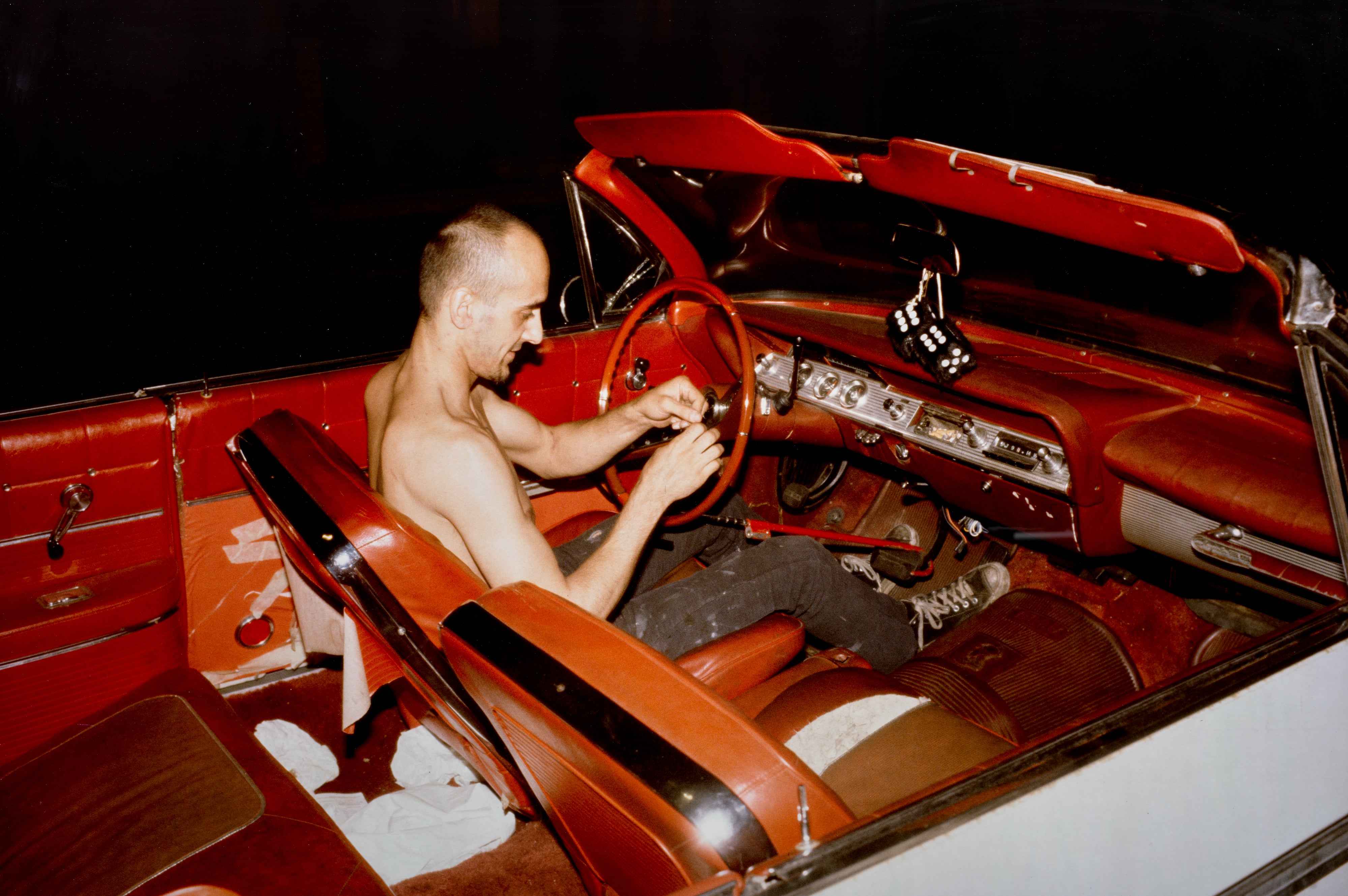 Nan Goldin — Bruce in his car, NYC, 1981