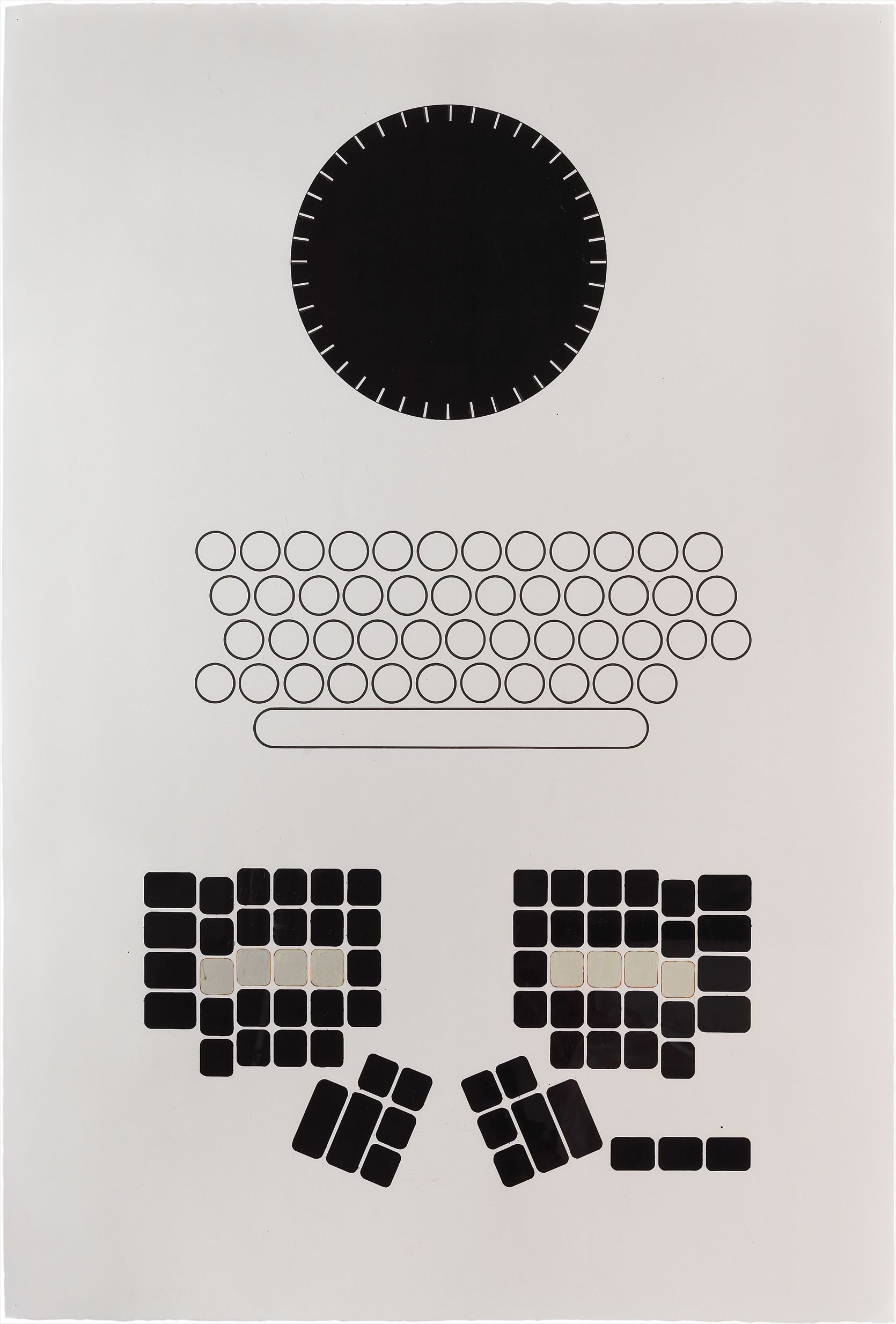 Tauba Auerbach — Edland 1892 Indexing, JVCRAK and QWERTY