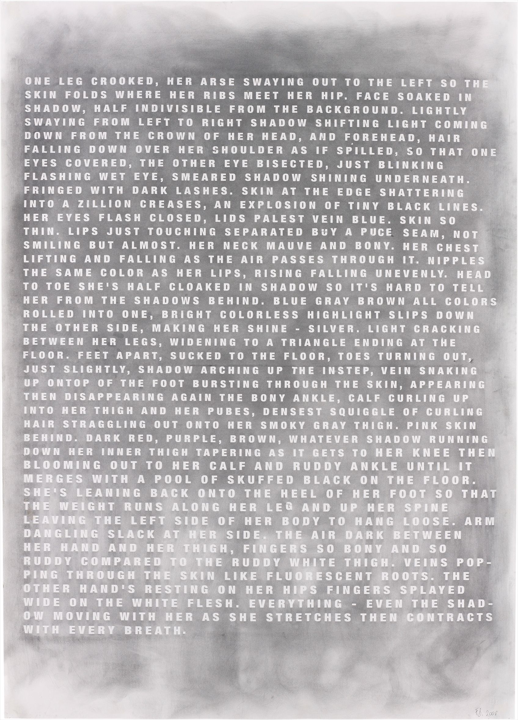 Fiona Banner — Nude: One Leg Crooked