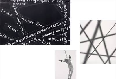 Leica Group (Headlines #7 [negative]; (ii) Trapeze #3; (iii) Abstract (fuzzy diagonals #3)