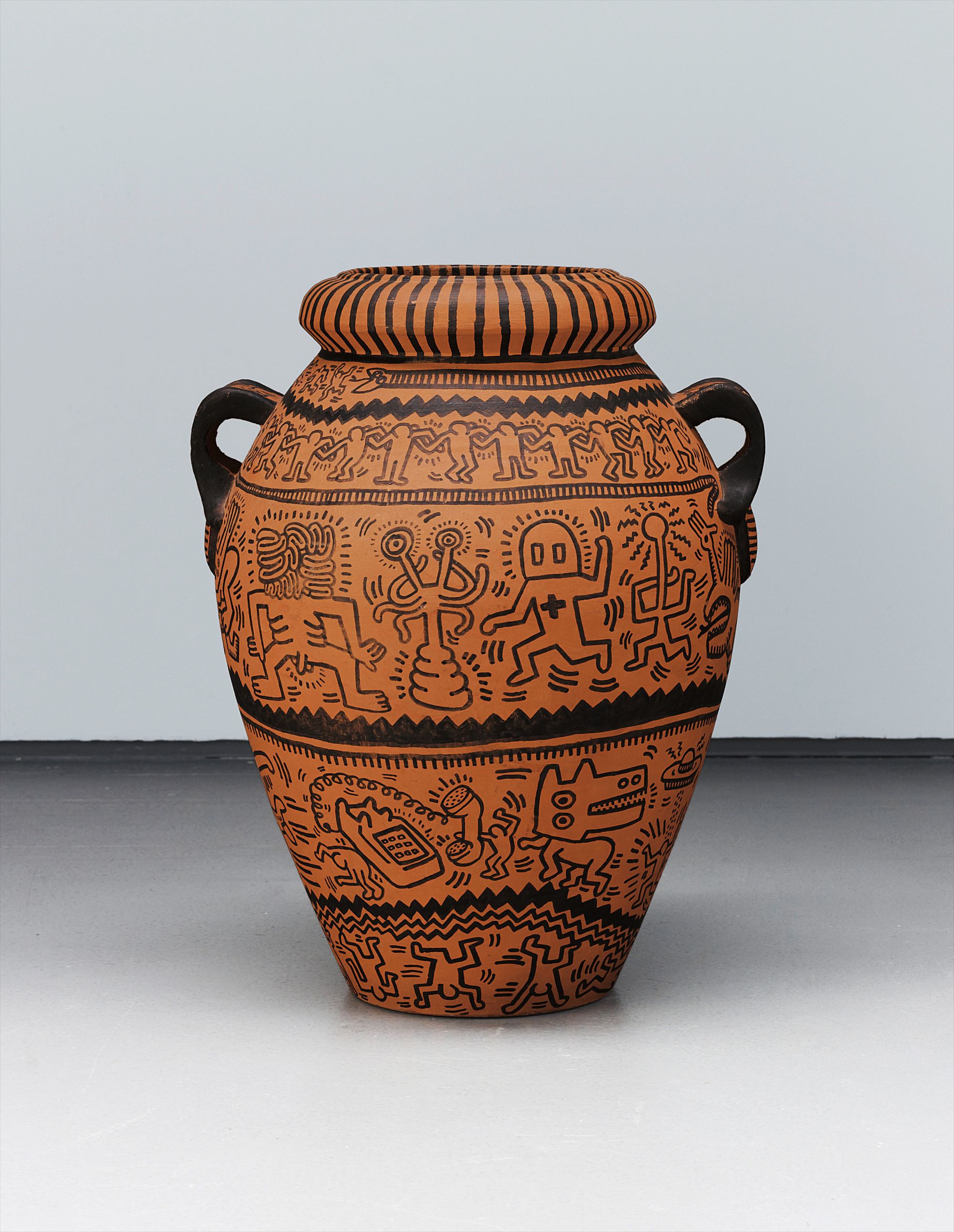 Keith Haring — ‘ Present day aesthetics are an eclectic hybrid of the primitive