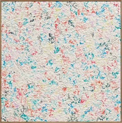 plasticine on wood, in artist’s frame