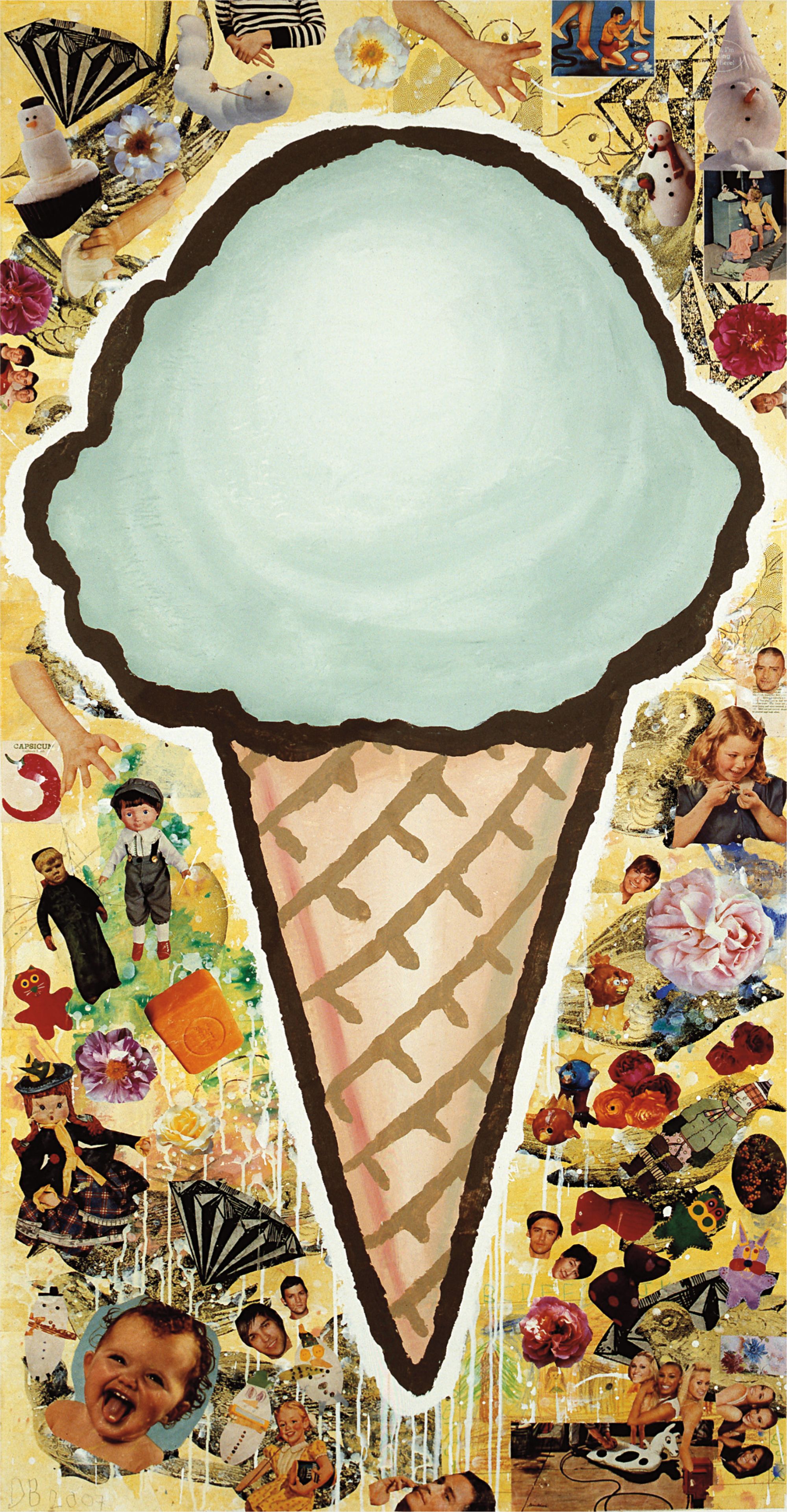 Donald Baechler — Secret Message 3