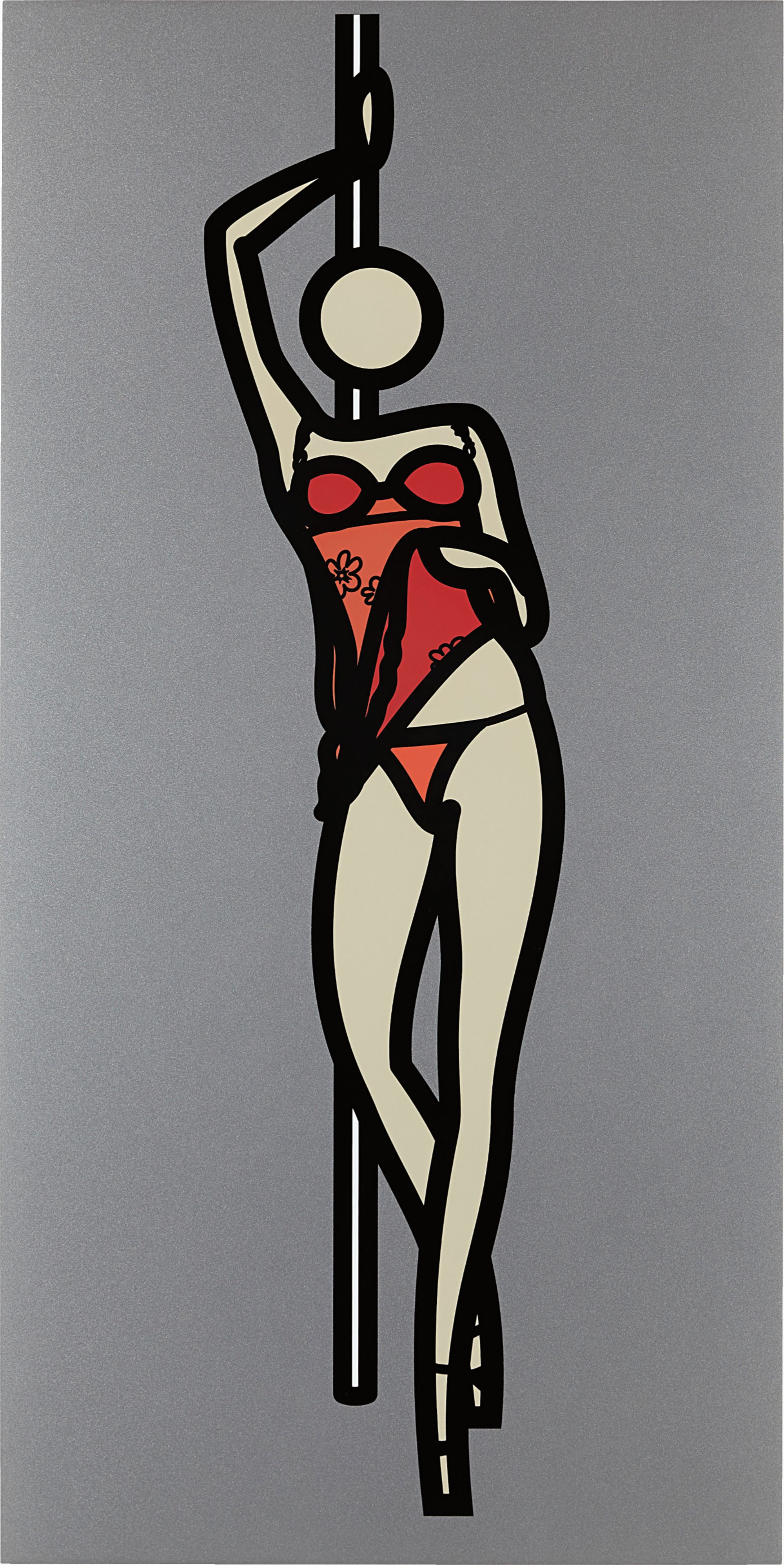 Julian Opie — This is Shahnoza (silver)