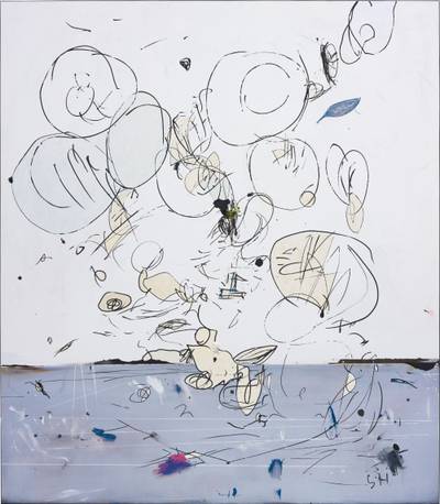 “I want to force everything that’s happening in the studio onto the canvas.” Secundino Hernández