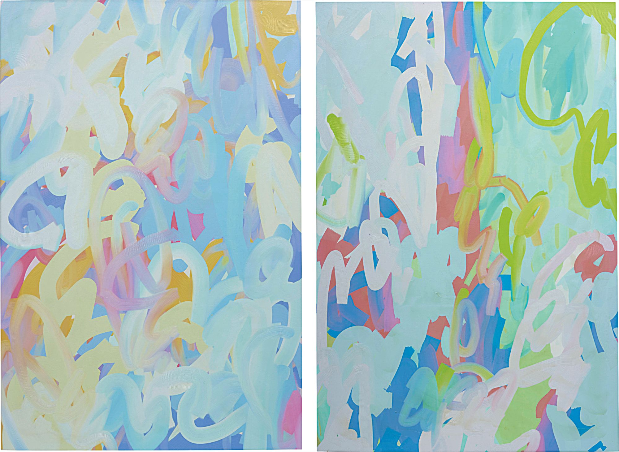 Two Works: (i) Breakdown, 2014; (ii) Undertow, 2014