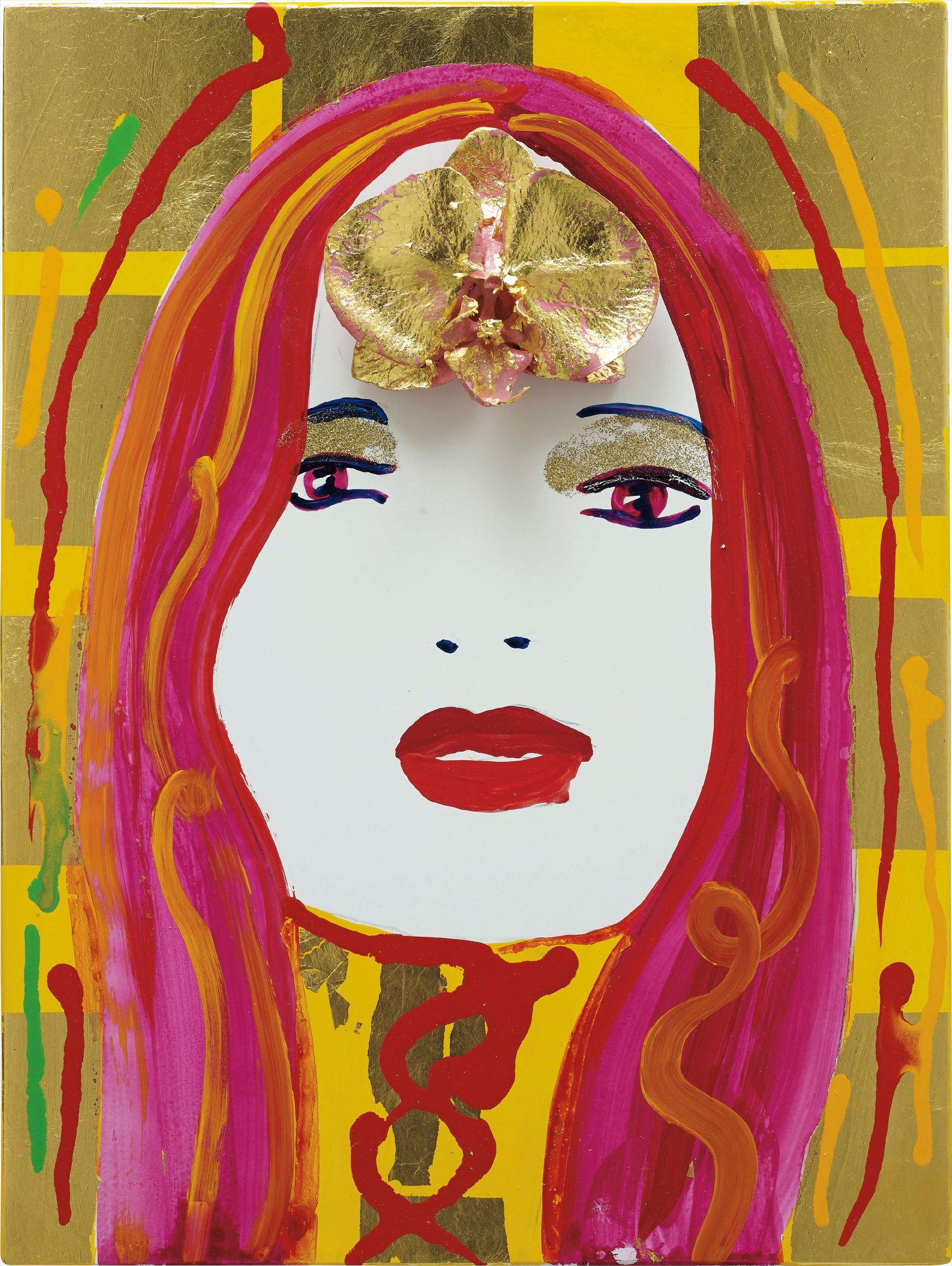 Marc Quinn — Yellow Chrome Hallucination