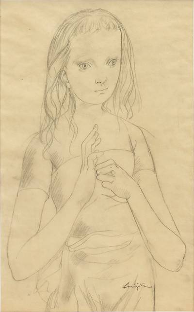 Jeune fille a la robe bustier