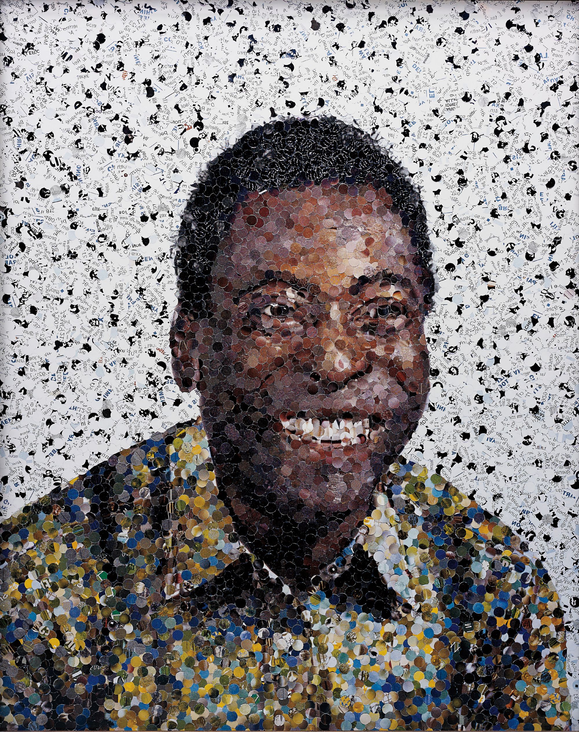 Vik Muniz — Edson (Pele) from Pictures of Magazines