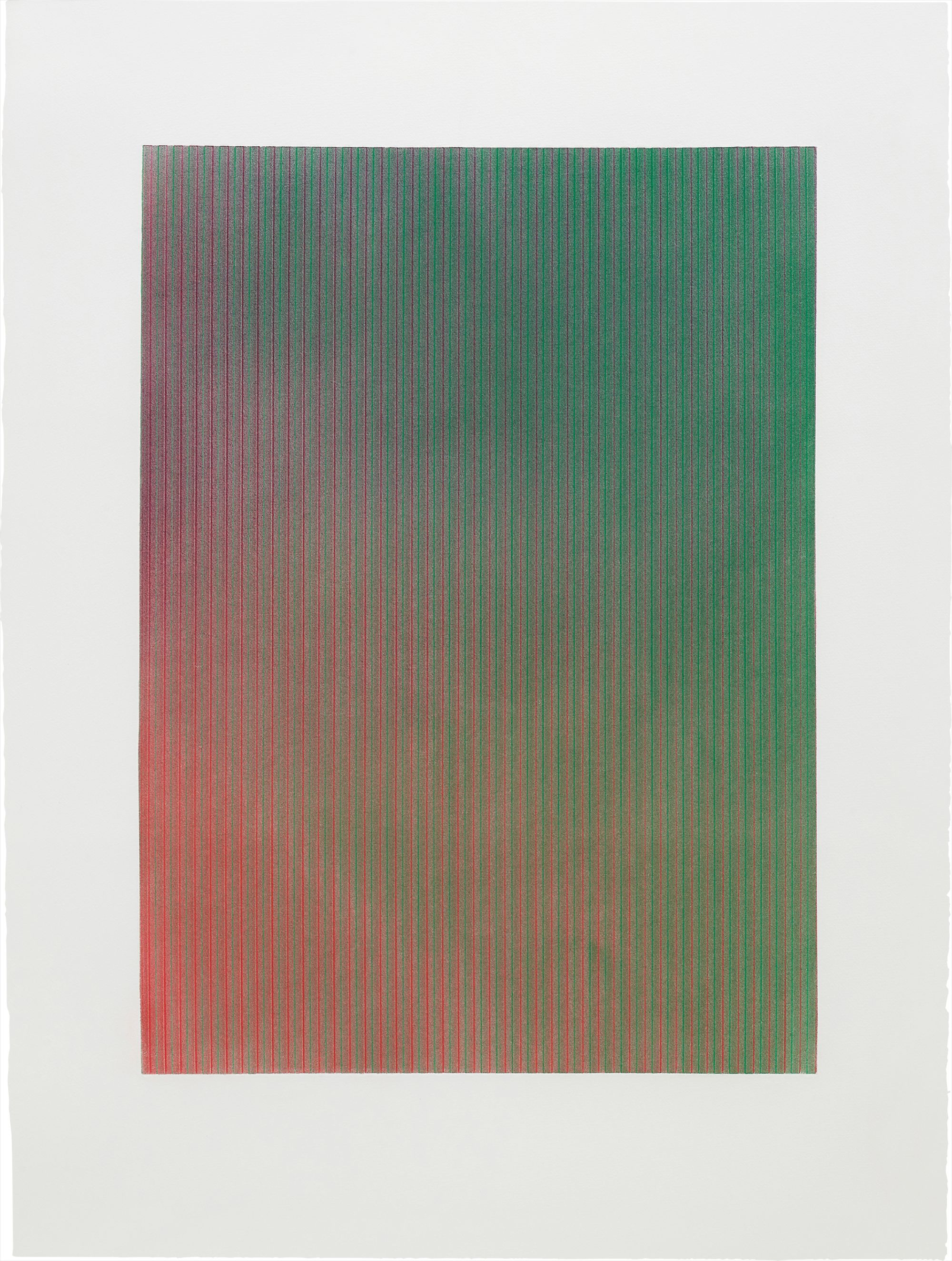Tauba Auerbach — Embossment Painting #14