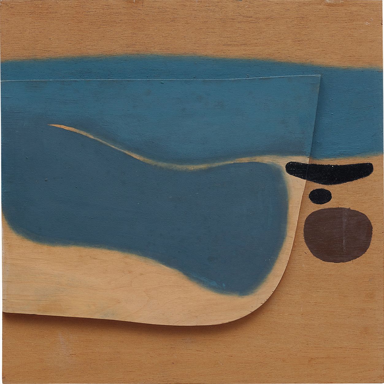 Victor Pasmore — Composition, blue image