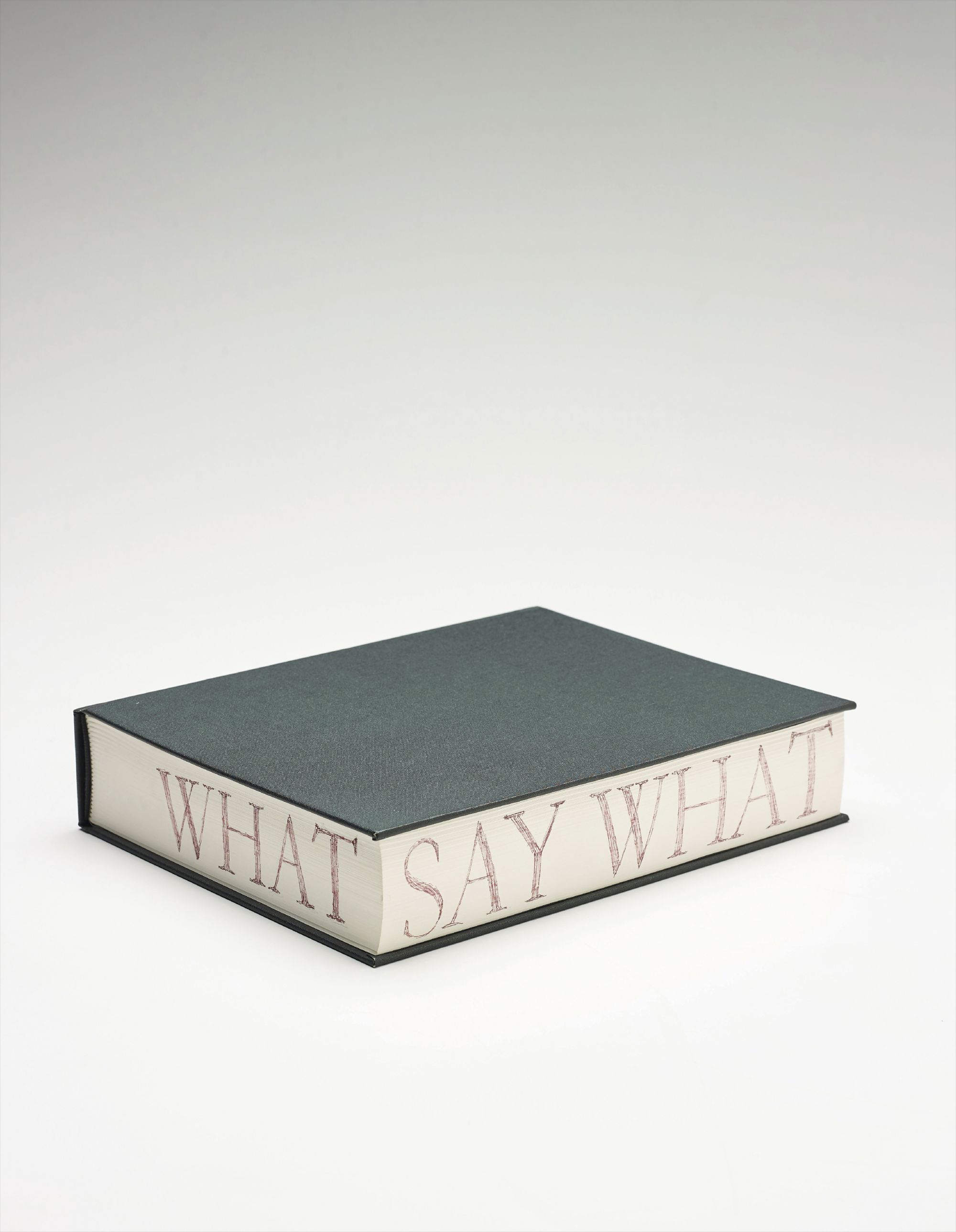 Ed Ruscha — What Say - Say What