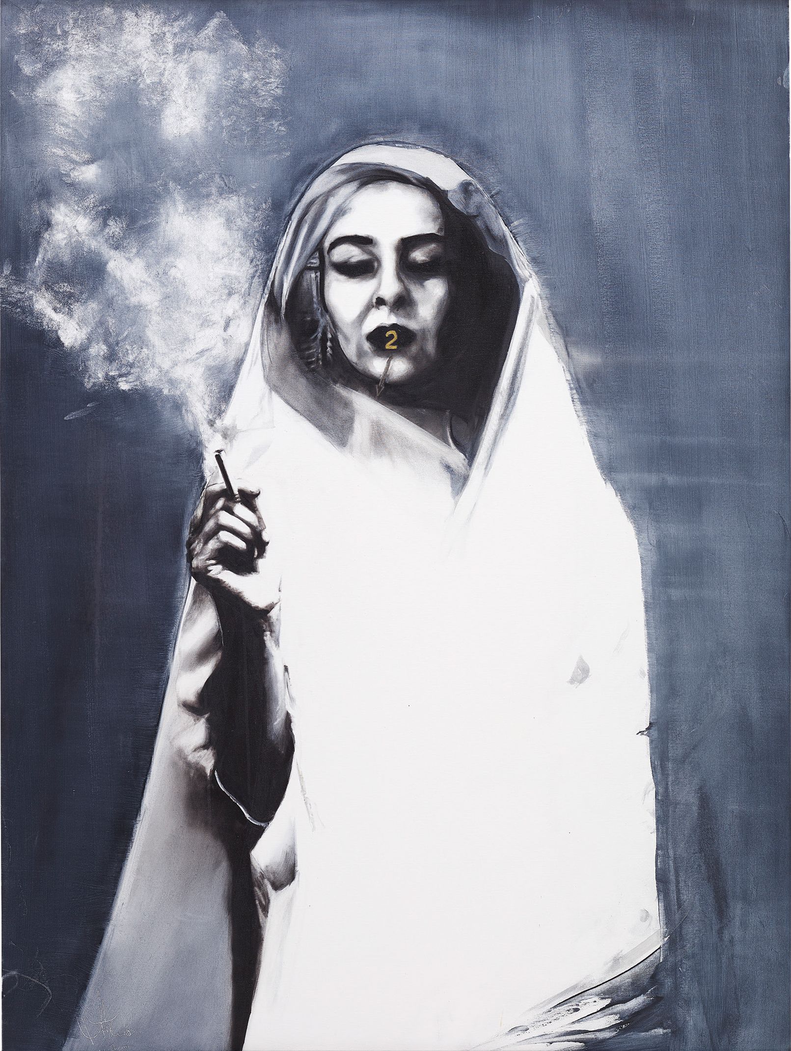 Afshin Pirhashemi — Femme à la cigarette