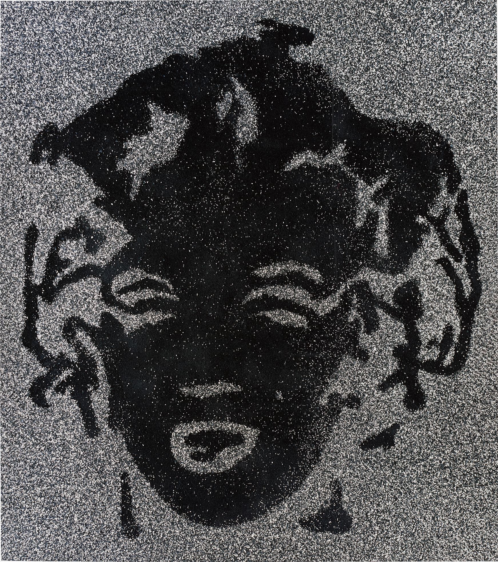 Vik Muniz — Reversal Black Marilyn