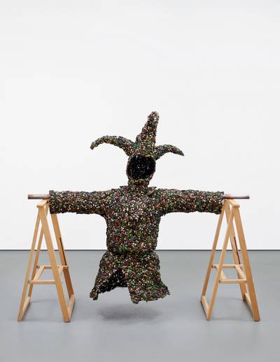 Self-portrait as Joker in the Ommeganck Street