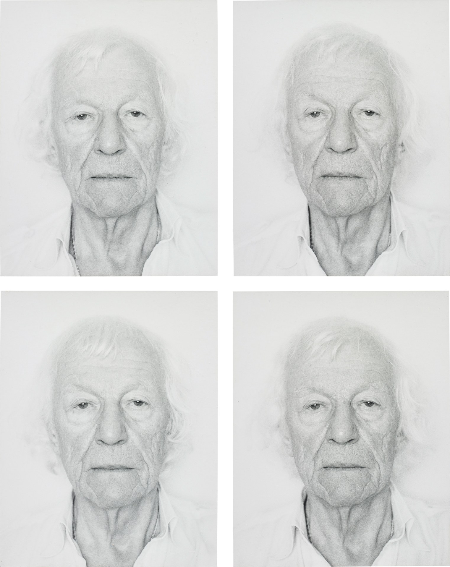 Four works: (i) OPALKA 1965 / 1-∞ Detail 5345992; (ii) OPALKA 1965 / 1-∞ Detail 5349357; (iii) OPALKA 1965 / 1-∞ Detail 5359224; (iv) OPALKA 1965 / 1-∞ Detail 5359987