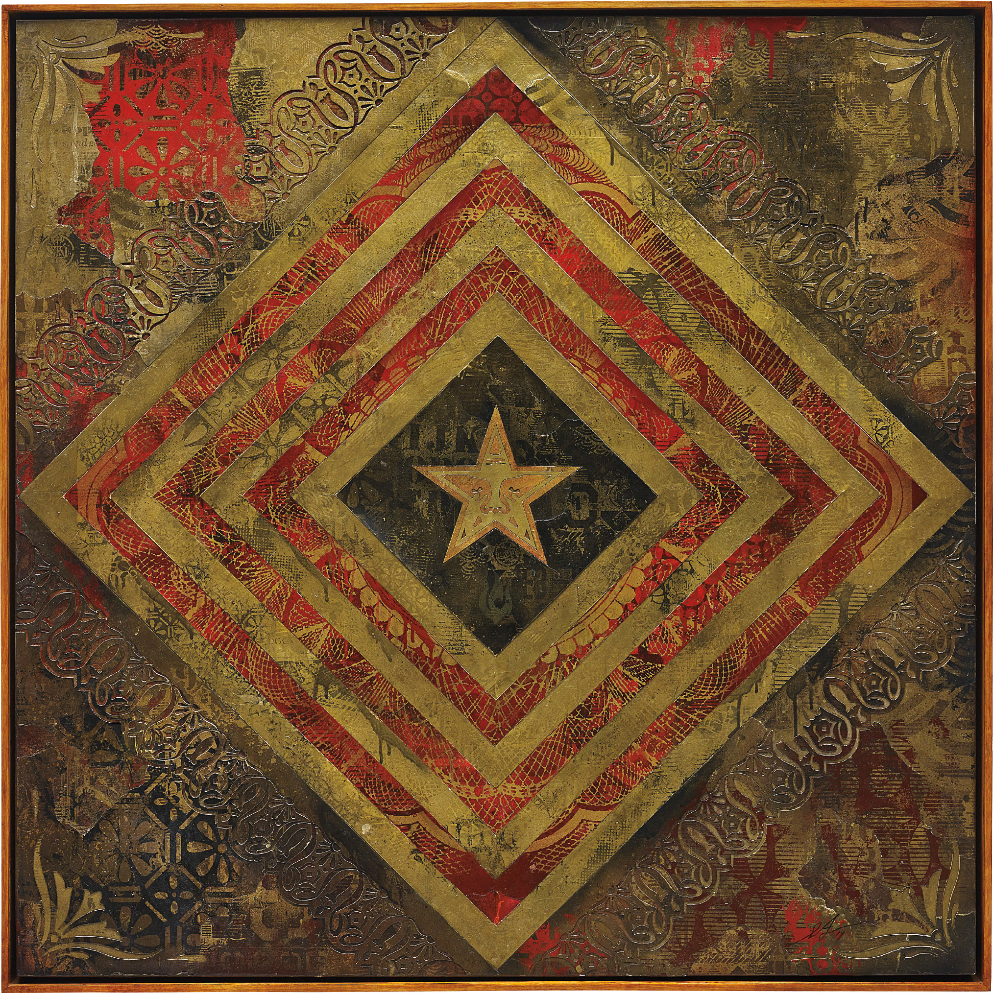 Shepard Fairey — Power & Glory Flag 1
