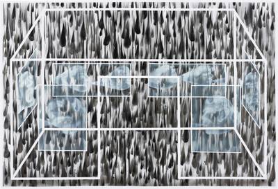 gossip rain, private and public painting